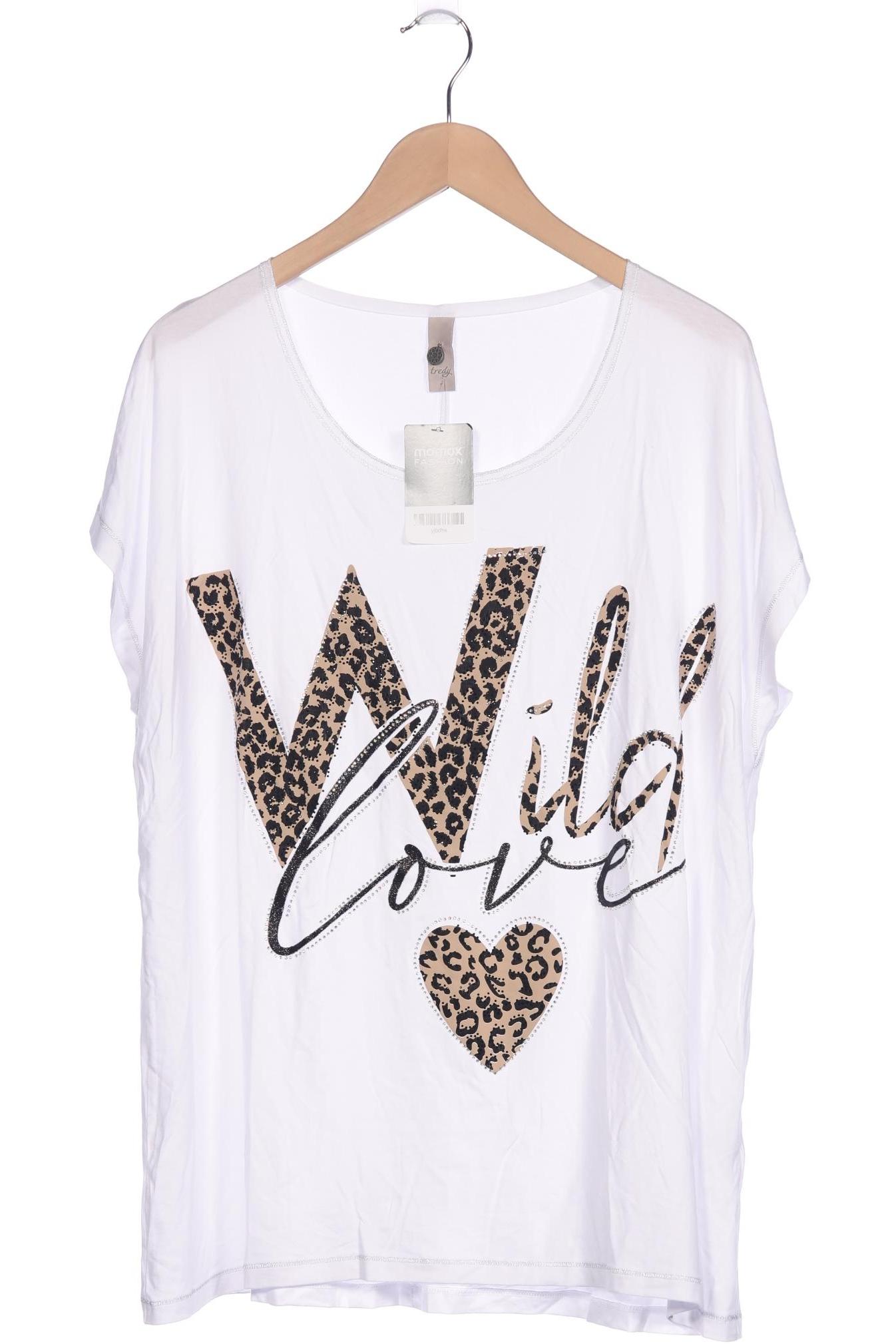 

tredy Damen T-Shirt, weiß, Gr. 48