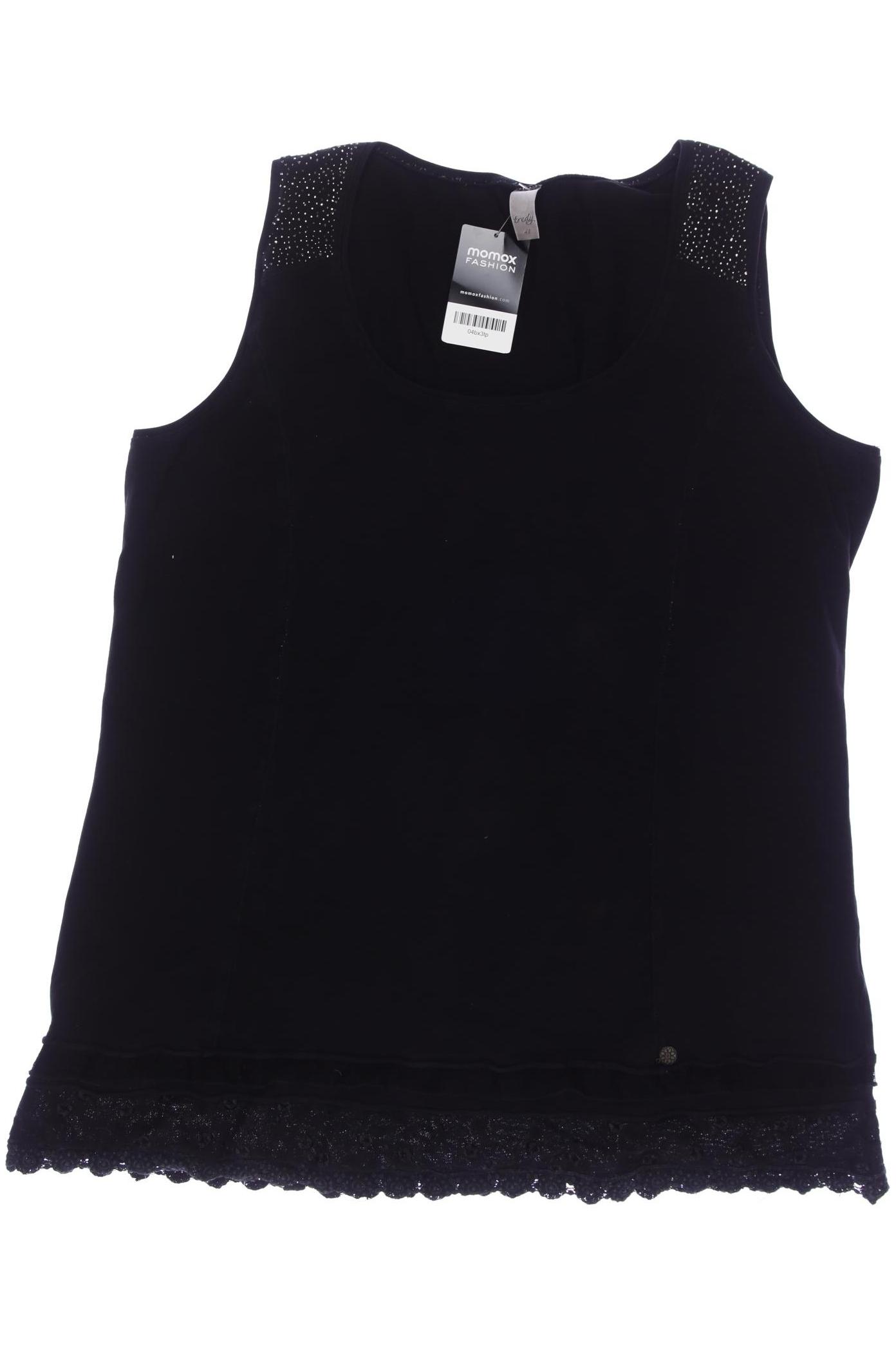 

tredy Damen Top, schwarz, Gr. 48