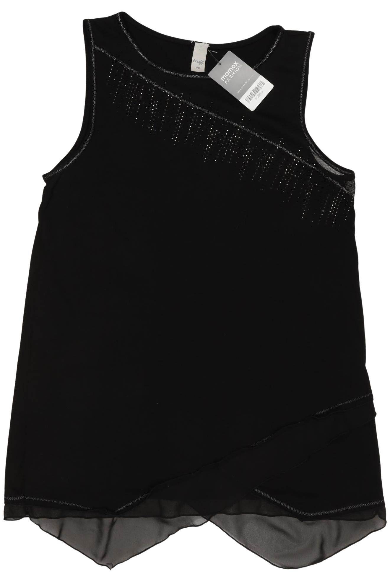 

tredy Damen Top, schwarz, Gr. 40