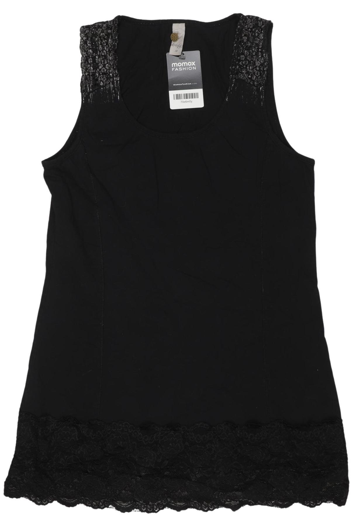 

tredy Damen Top, schwarz, Gr. 38