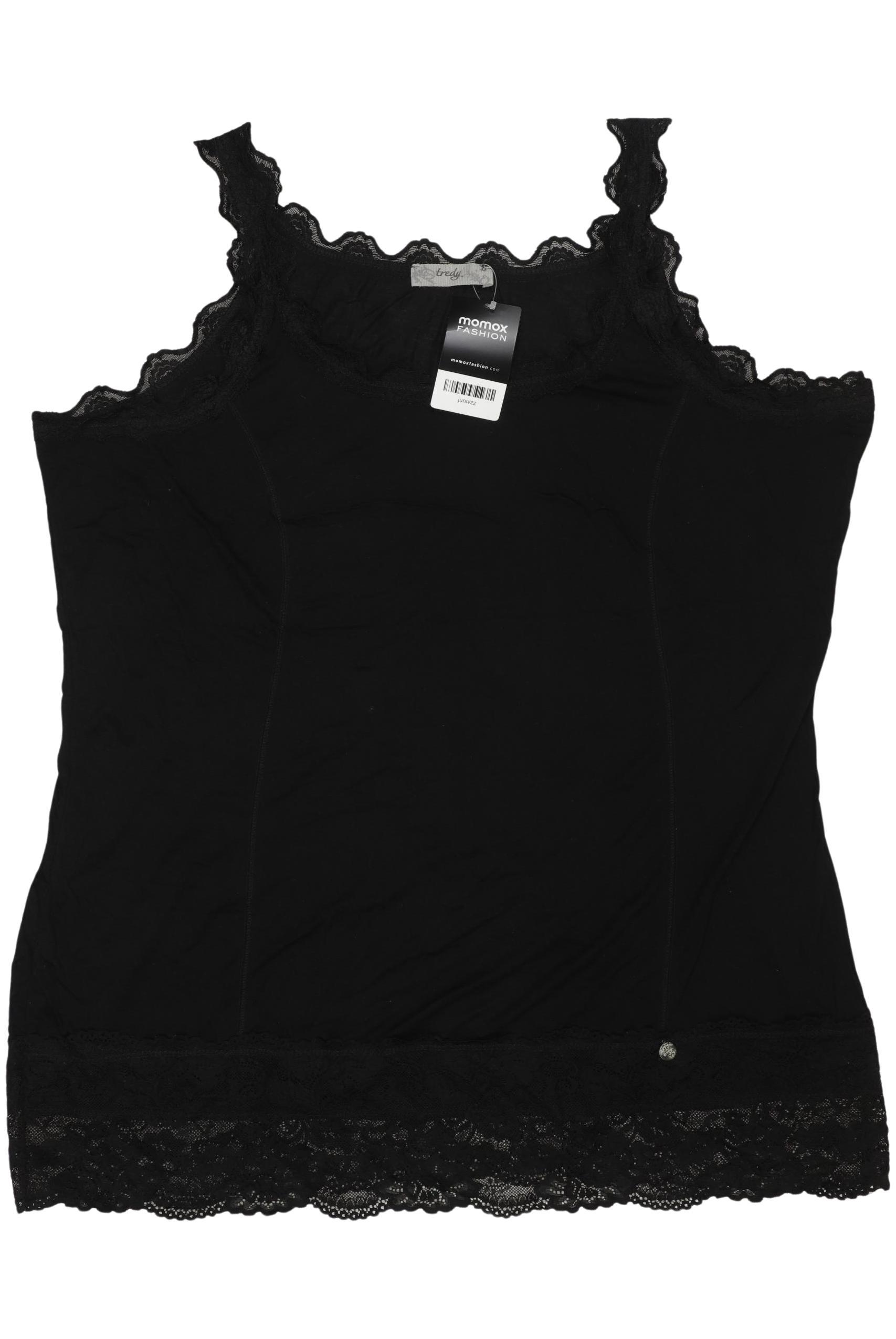 

tredy Damen Top, schwarz, Gr. 48