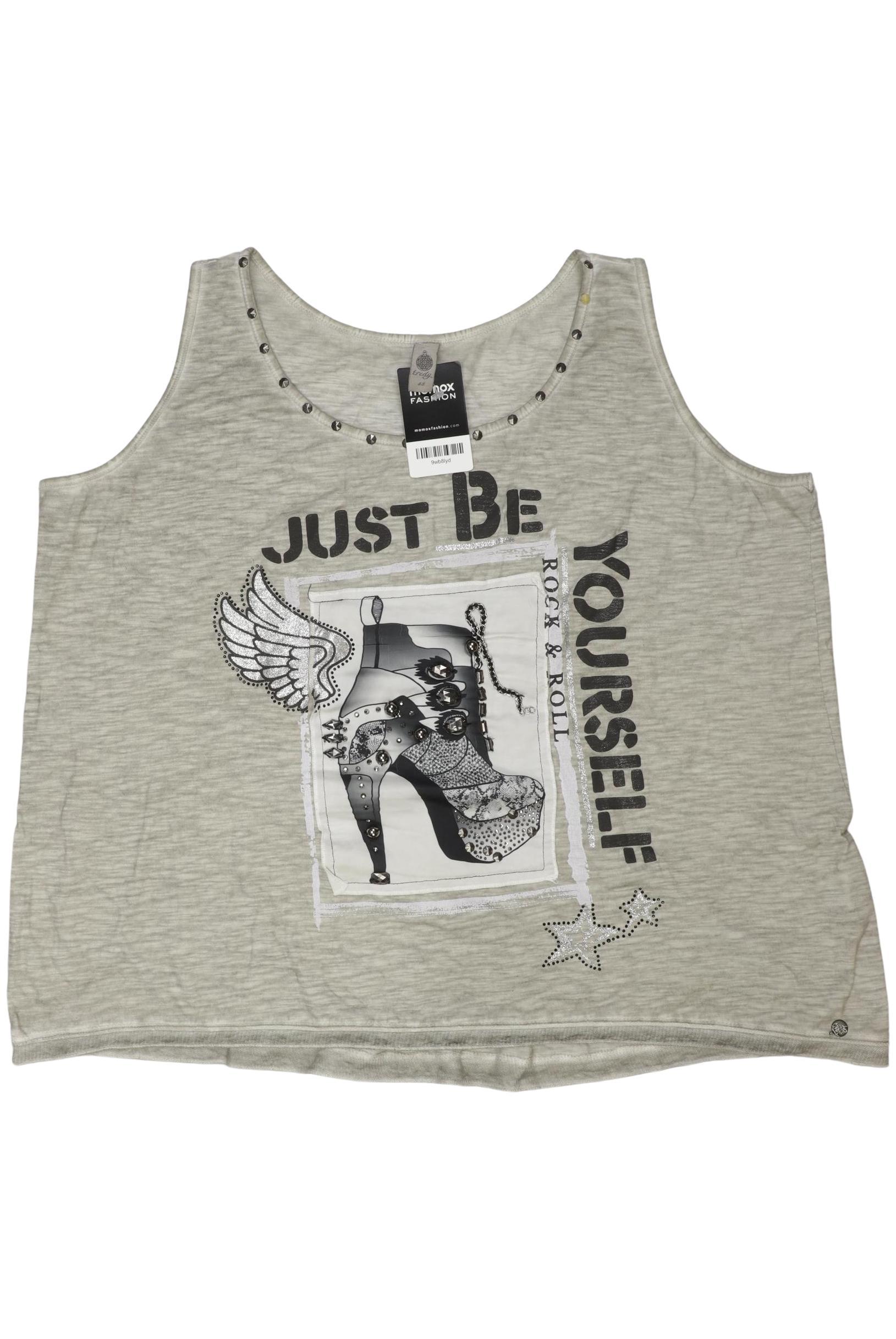 

tredy Damen Top, grau, Gr. 48