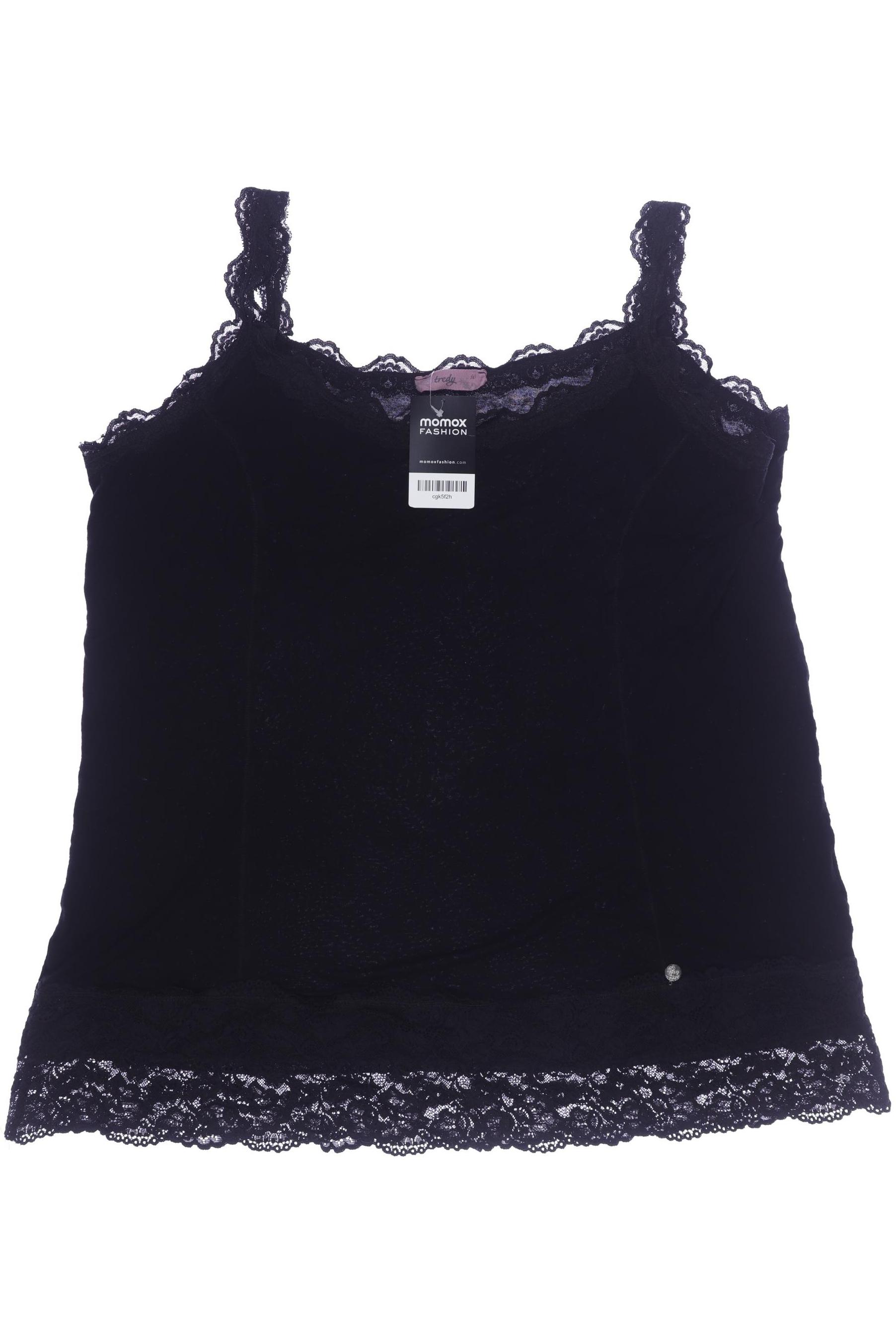 

tredy Damen Top, schwarz, Gr. 50