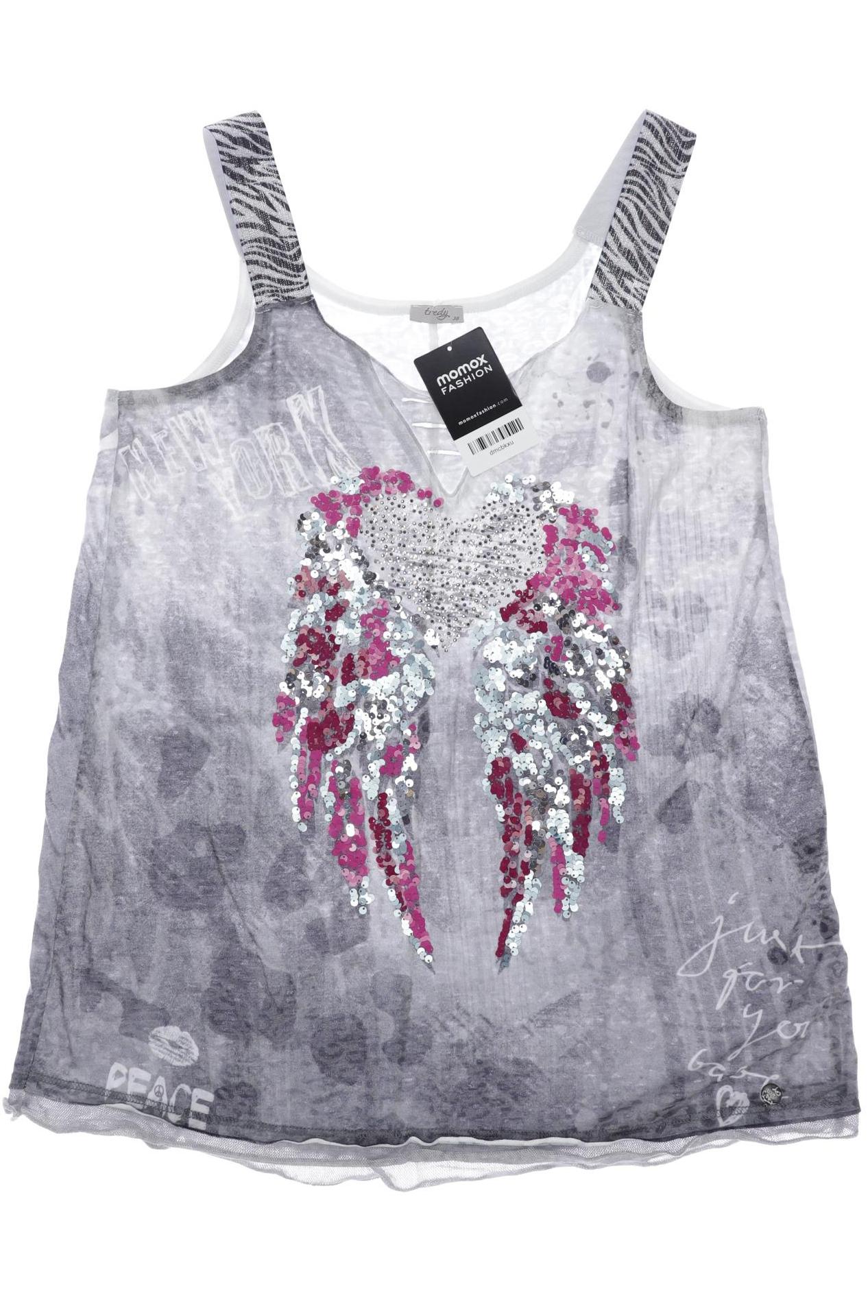 

tredy Damen Top, grau, Gr. 38