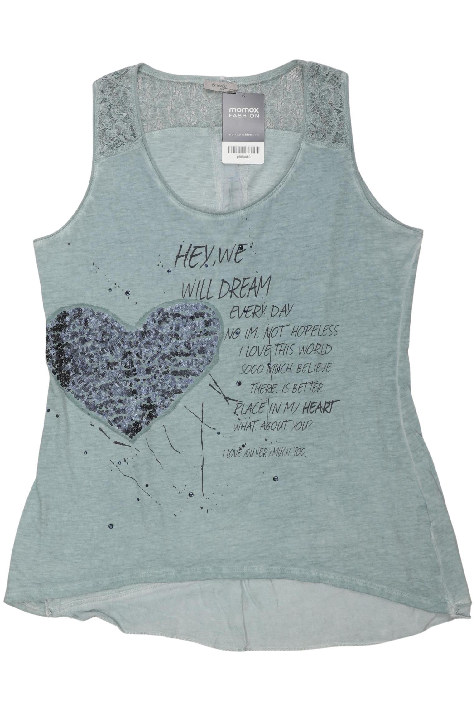 

tredy Damen Top, türkis, Gr. 38