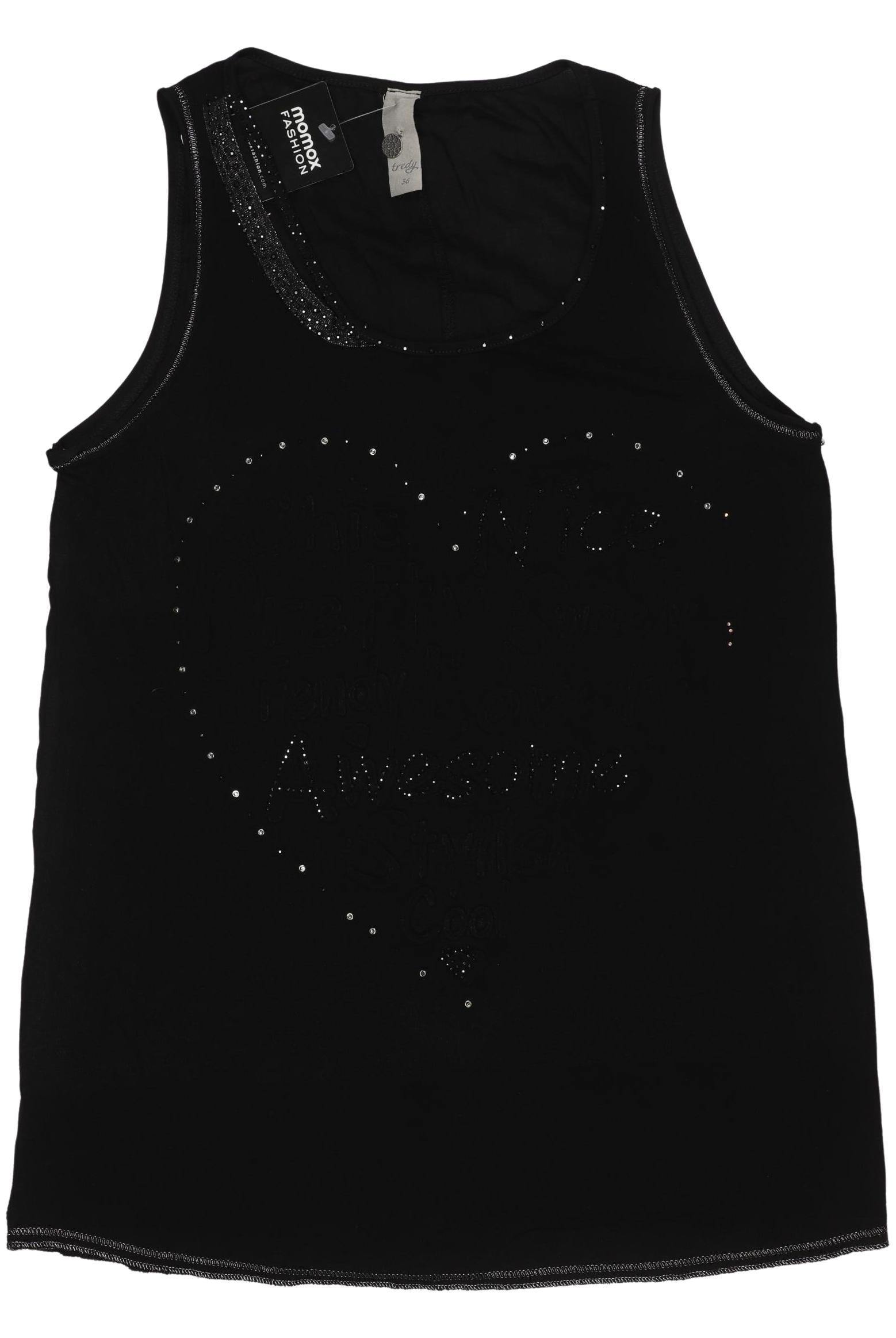 

tredy Damen Top, schwarz, Gr. 36