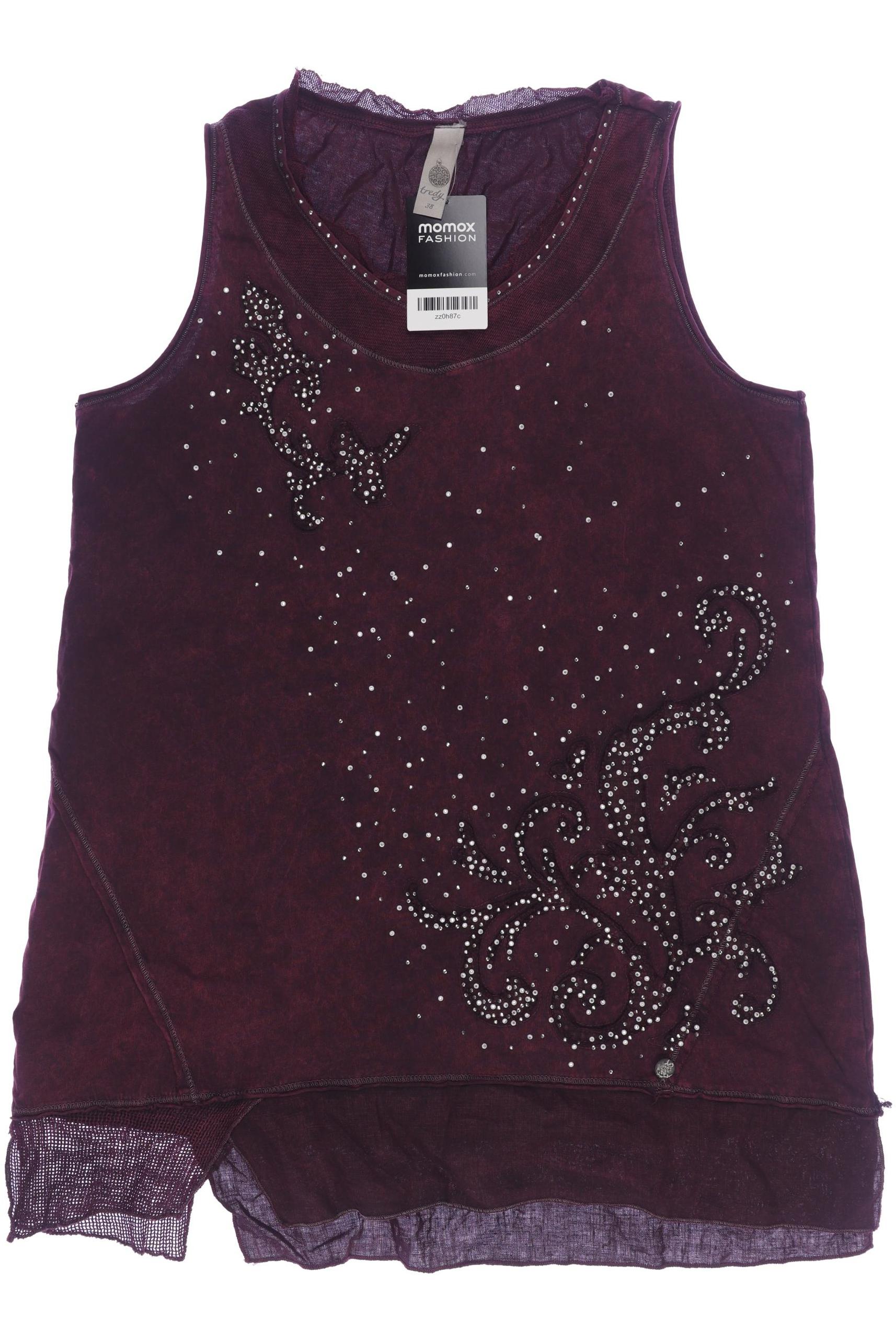 

tredy Damen Top, bordeaux, Gr. 38