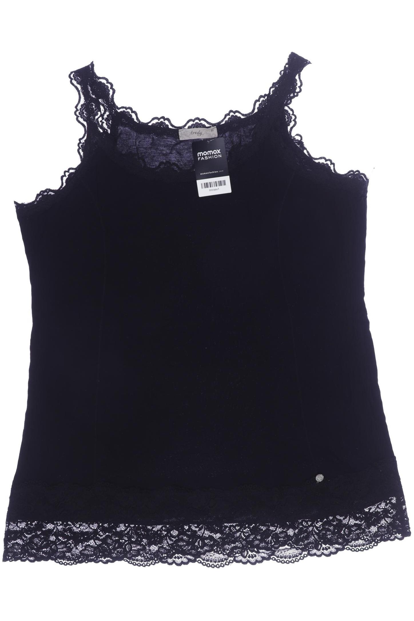 

tredy Damen Top, schwarz, Gr. 46