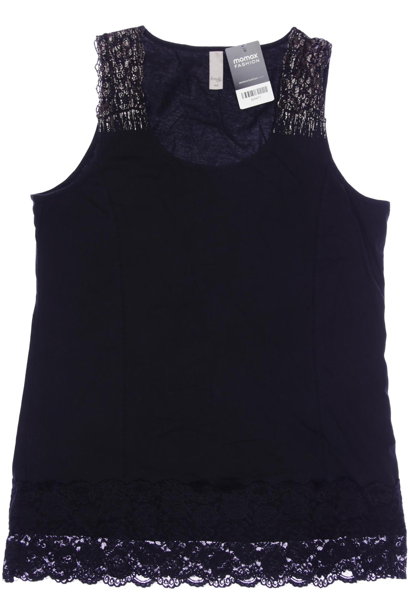 

tredy Damen Top, schwarz, Gr. 44