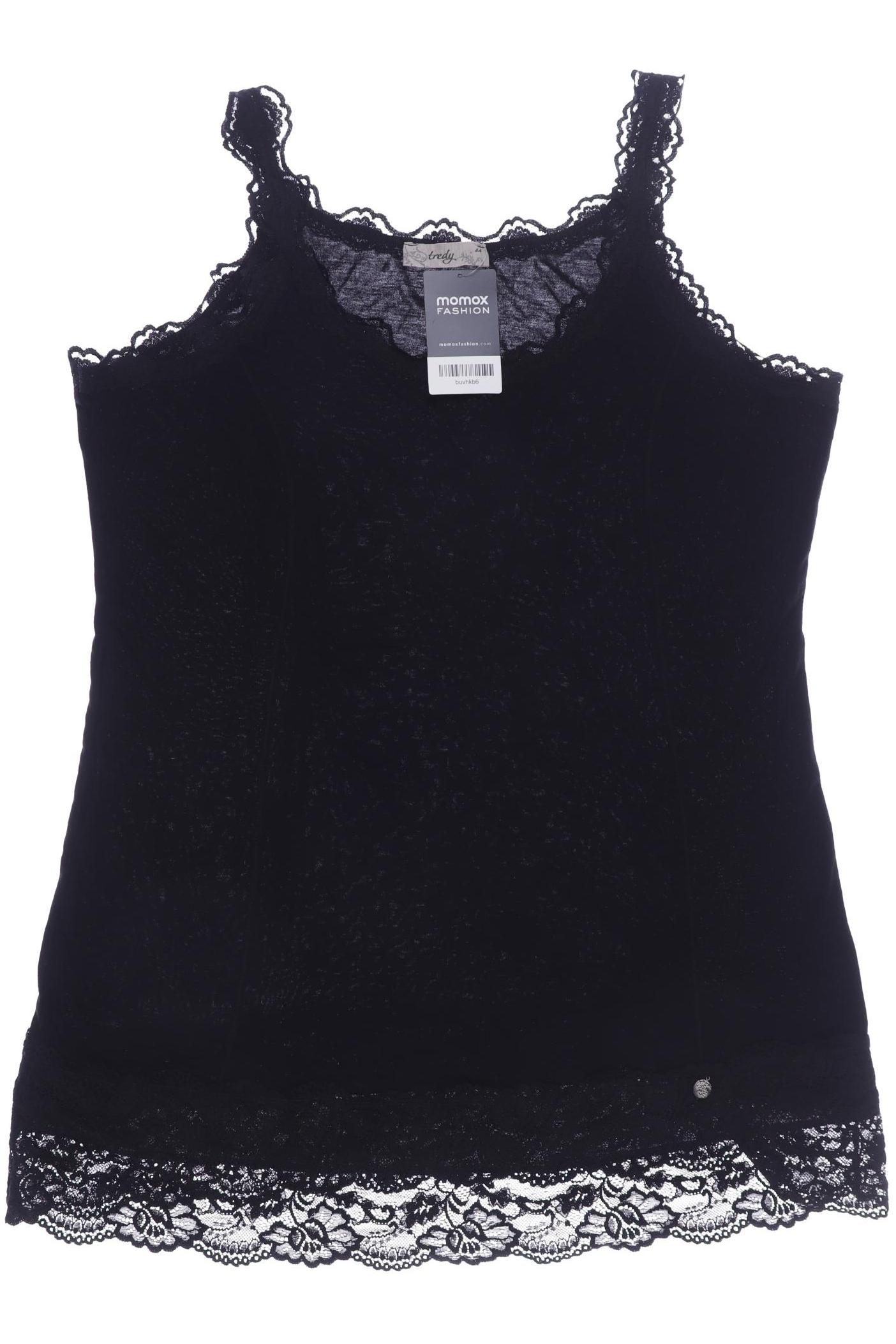 

tredy Damen Top, schwarz, Gr. 44