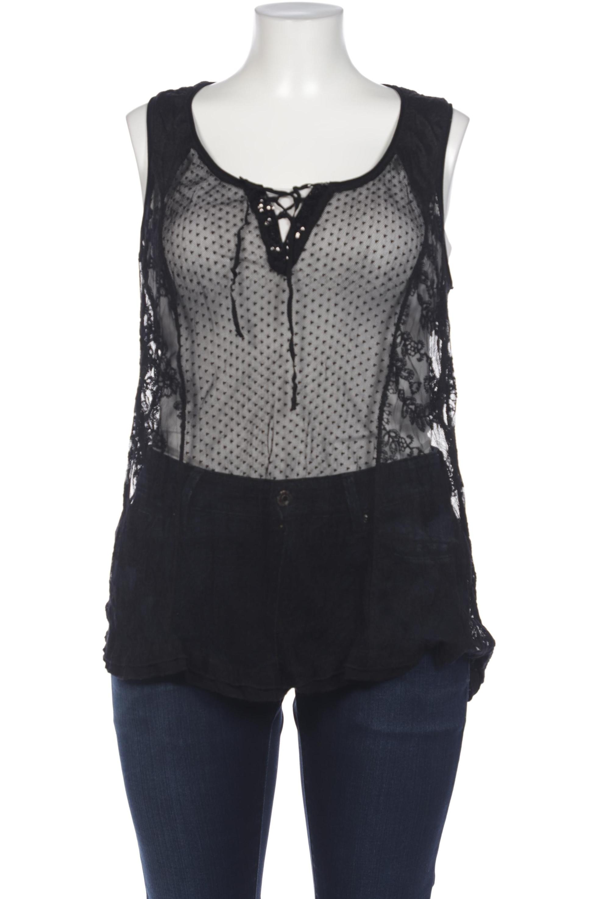 

tredy Damen Top, schwarz, Gr. 48