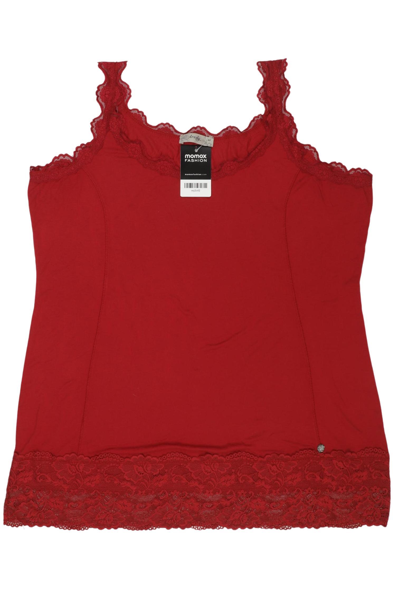 

tredy Damen Top, rot, Gr. 48