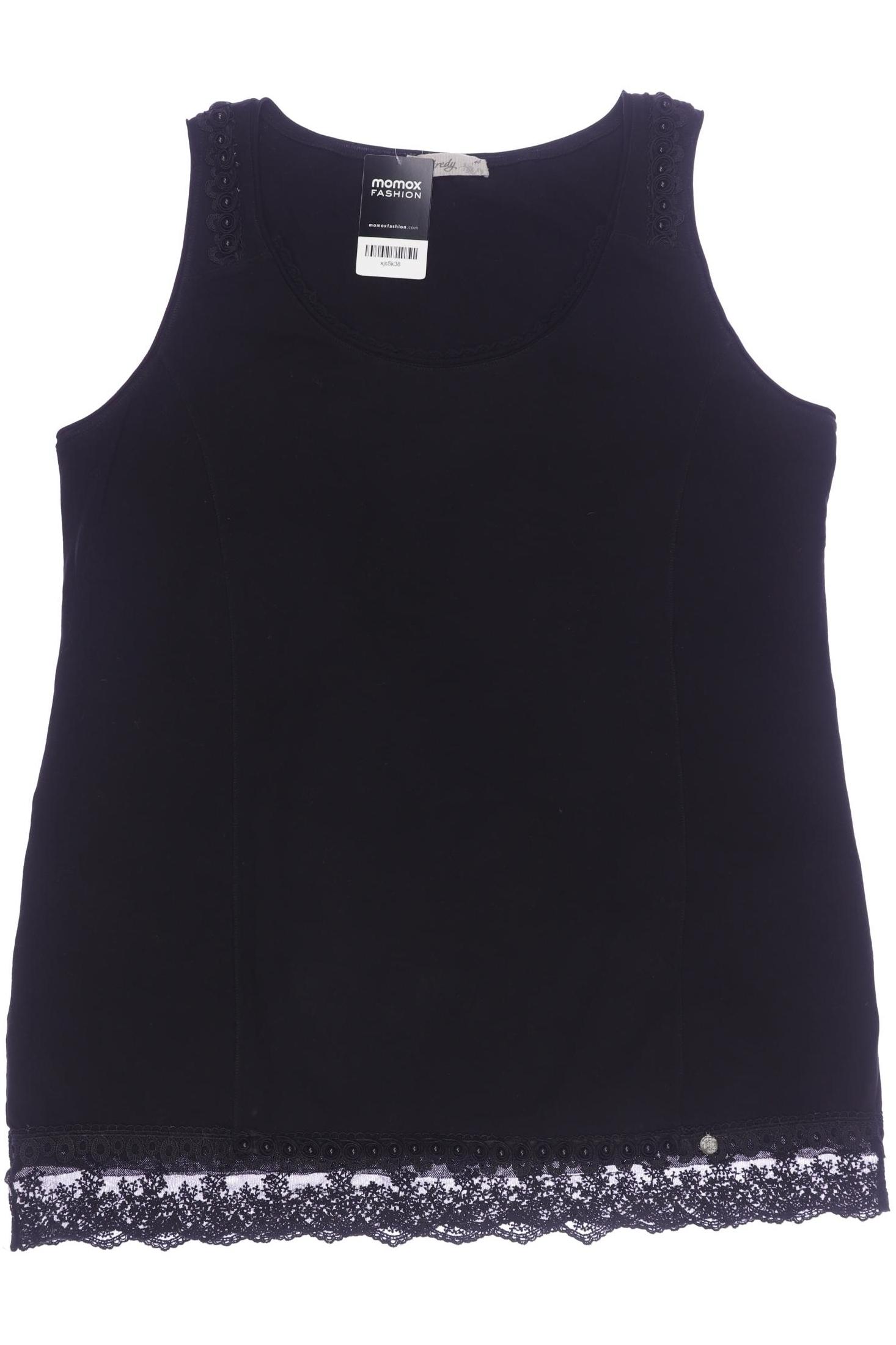 

tredy Damen Top, schwarz, Gr. 48