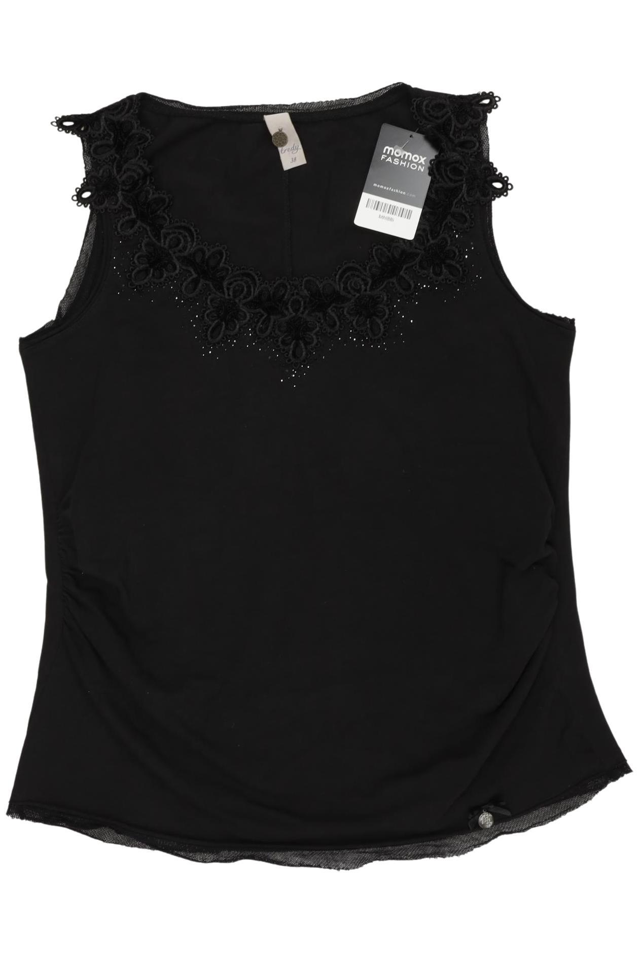 

tredy Damen Top, schwarz, Gr. 38