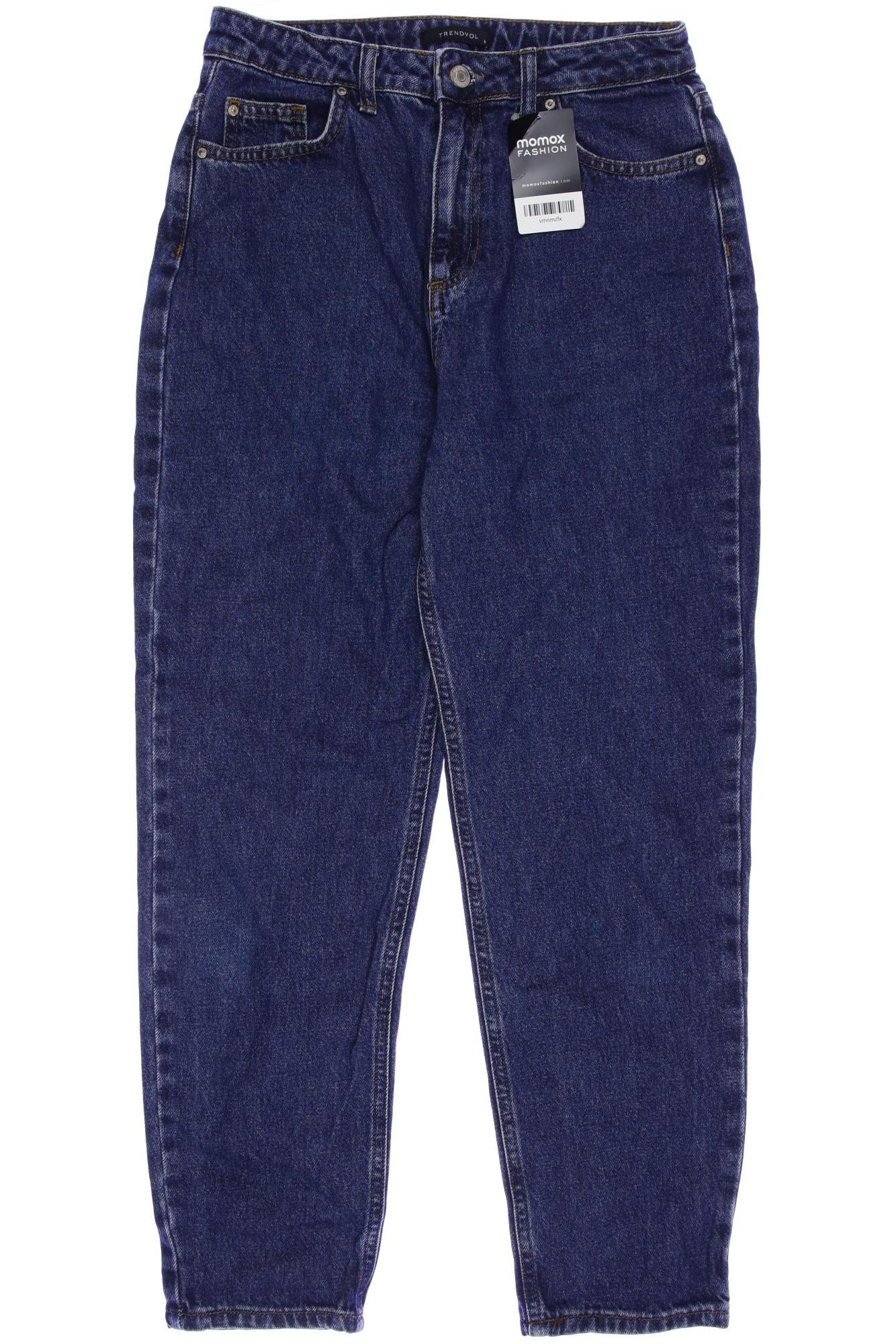 

Trendyol Damen Jeans, marineblau, Gr. 38