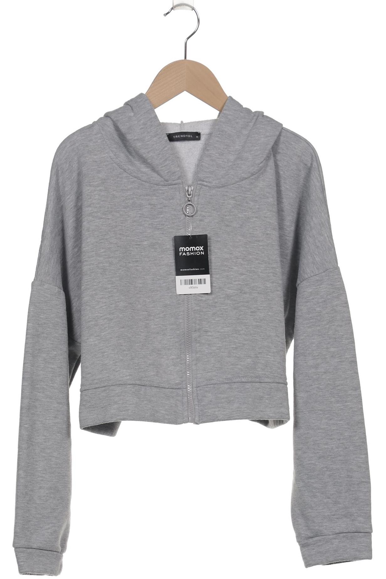 

Trendyol Damen Kapuzenpullover, grau, Gr. 38
