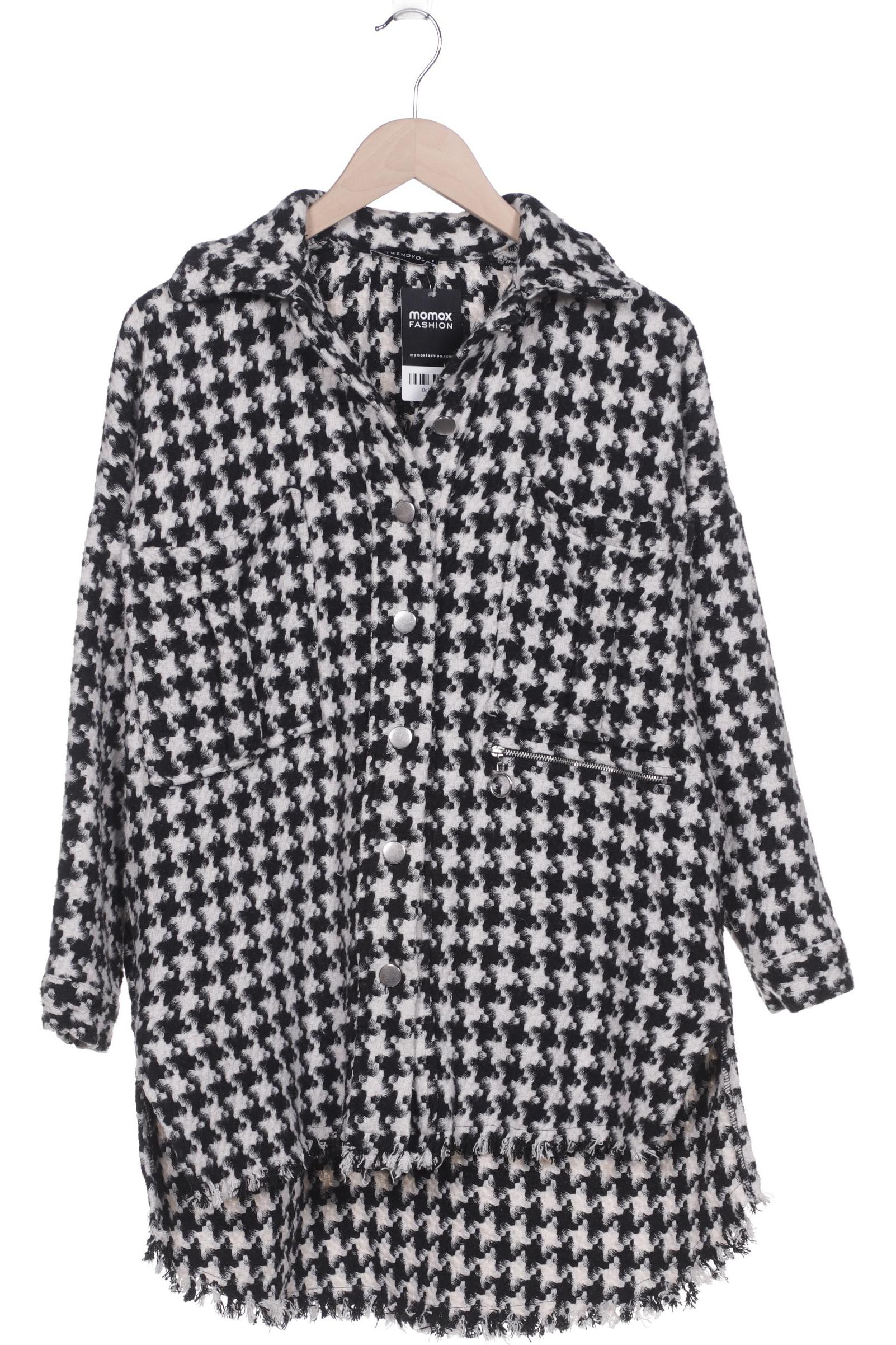 

Trendyol Damen Mantel, schwarz, Gr. 36