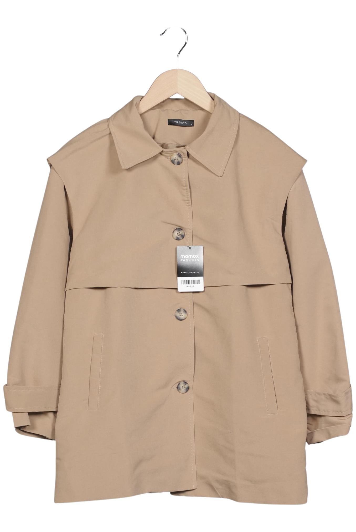 

Trendyol Damen Mantel, beige, Gr. 36