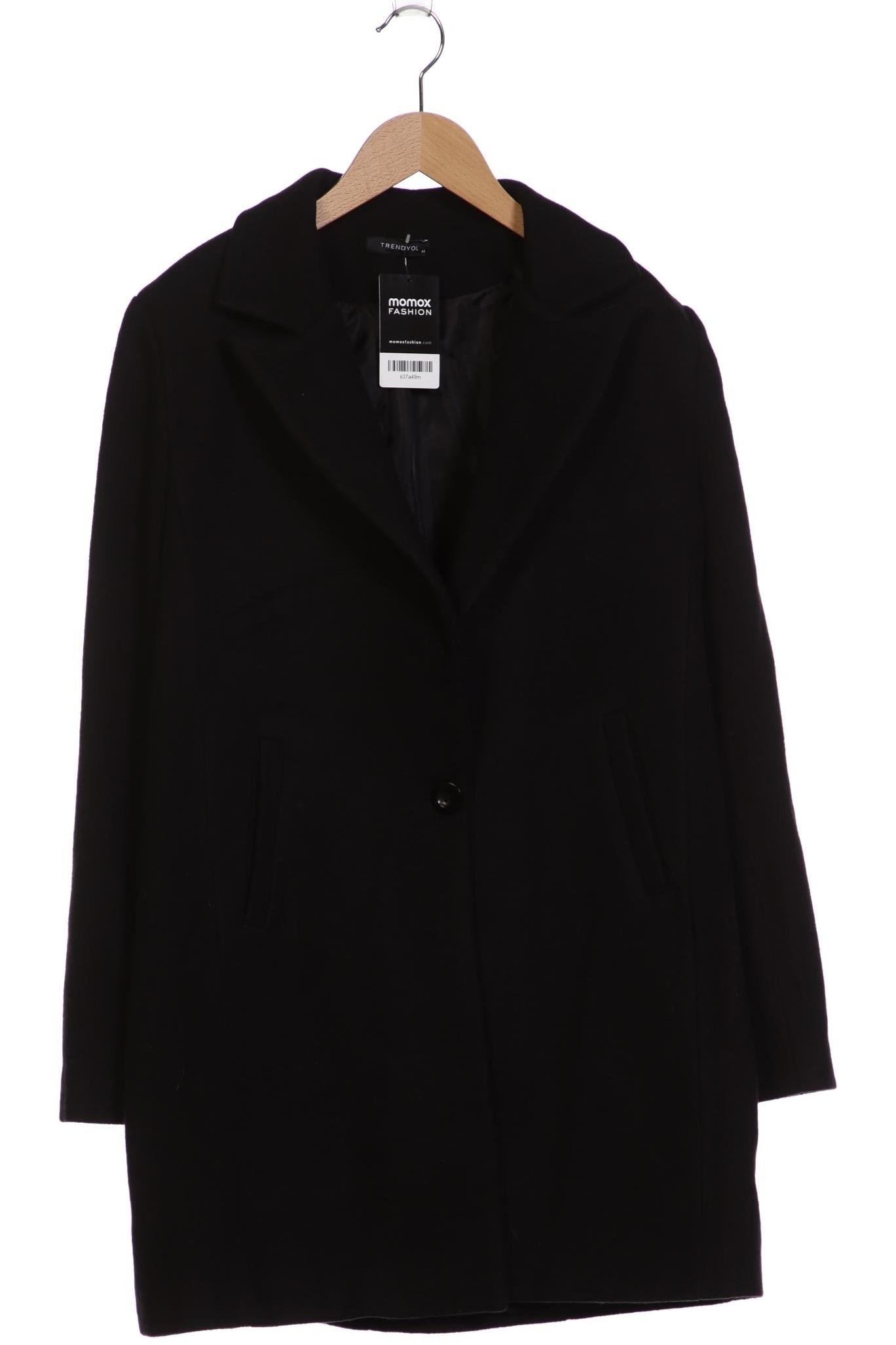 

Trendyol Damen Mantel, schwarz, Gr. 42