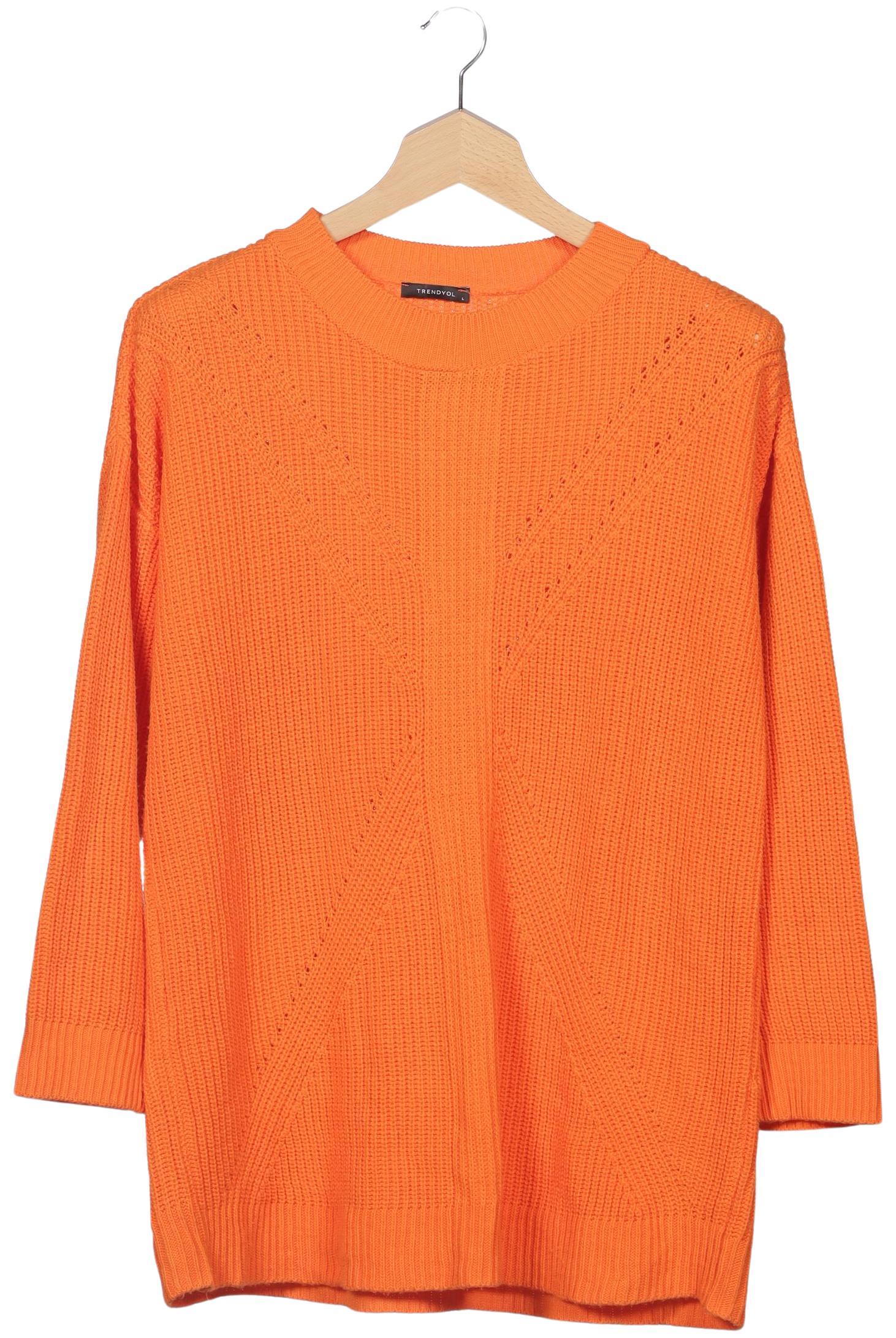 

Trendyol Damen Pullover, orange, Gr. 42