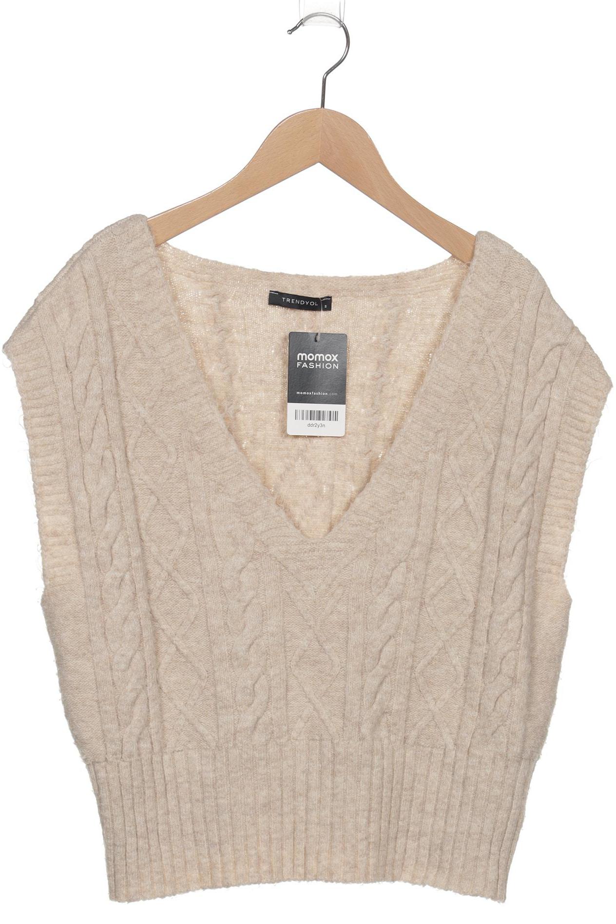 

Trendyol Damen Pullover, cremeweiß, Gr. 36