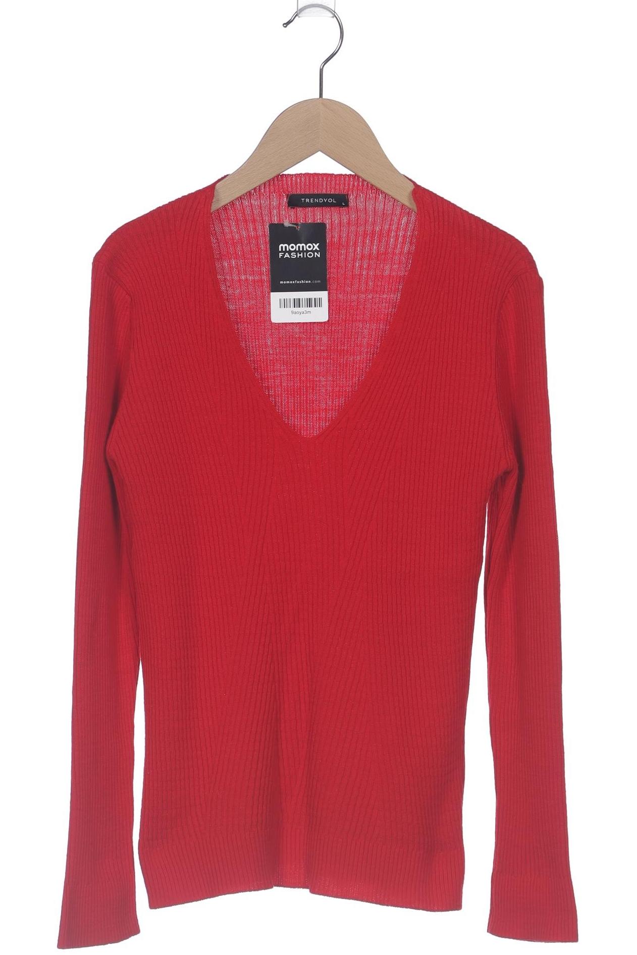 

Trendyol Damen Pullover, rot, Gr. 42