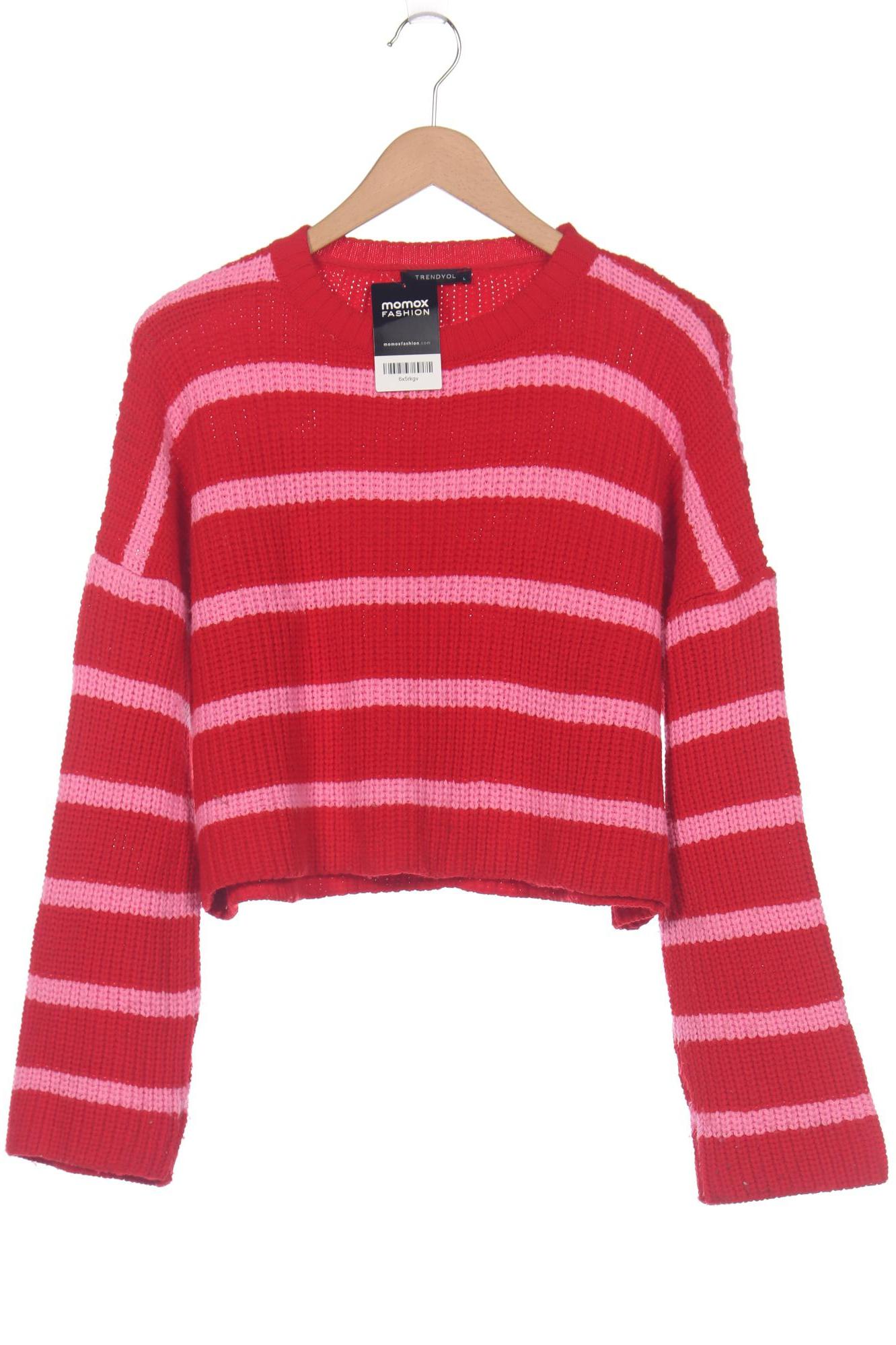 

Trendyol Damen Pullover, rot, Gr. 42