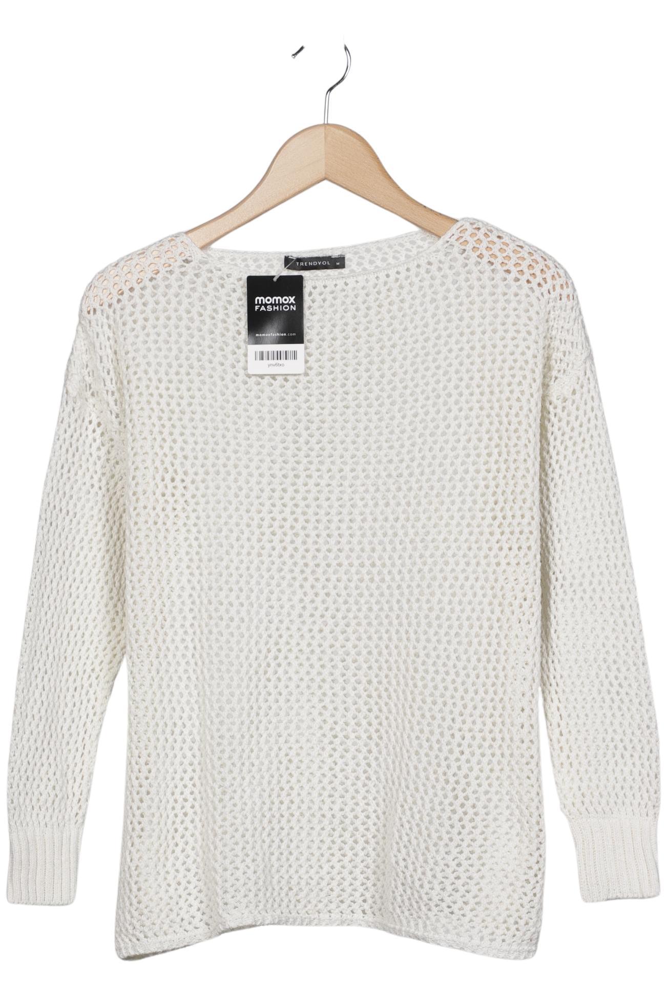 

Trendyol Damen Pullover, cremeweiß, Gr. 38