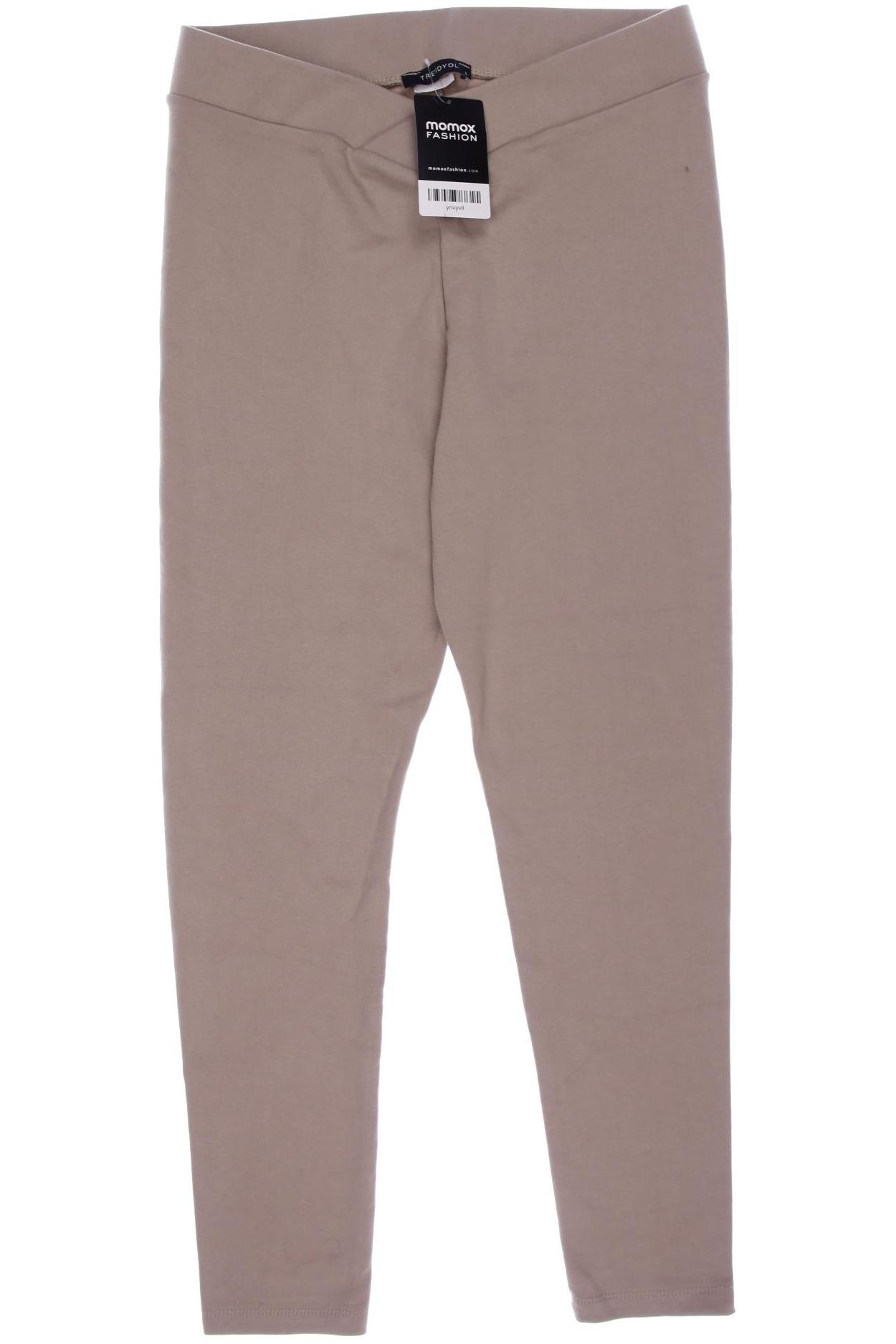 

Trendyol Damen Stoffhose, beige, Gr. 0