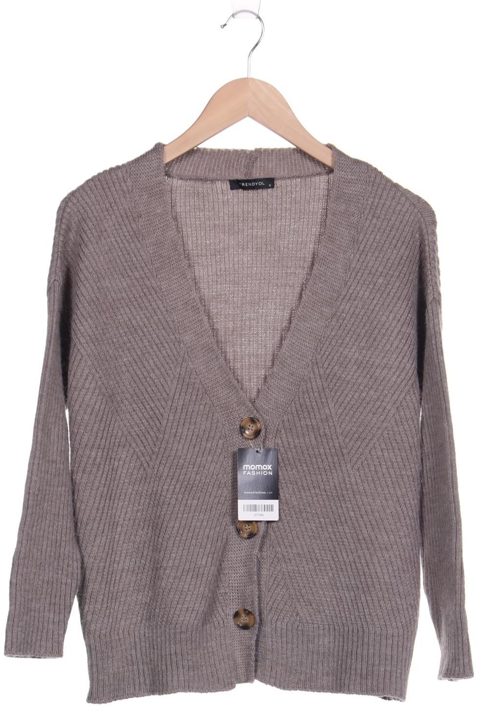 

Trendyol Damen Strickjacke, beige, Gr. 36