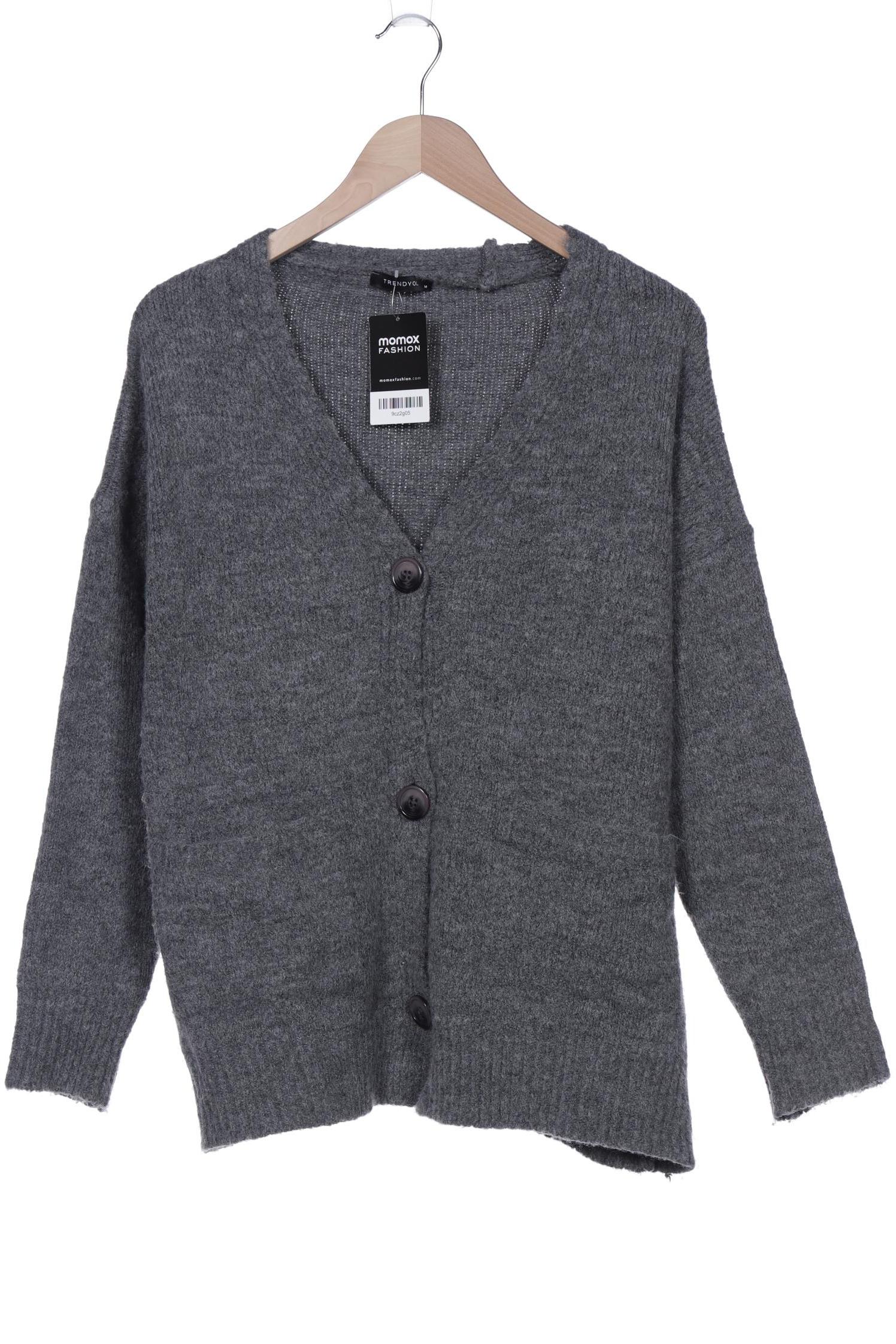 

Trendyol Damen Strickjacke, grau, Gr. 38