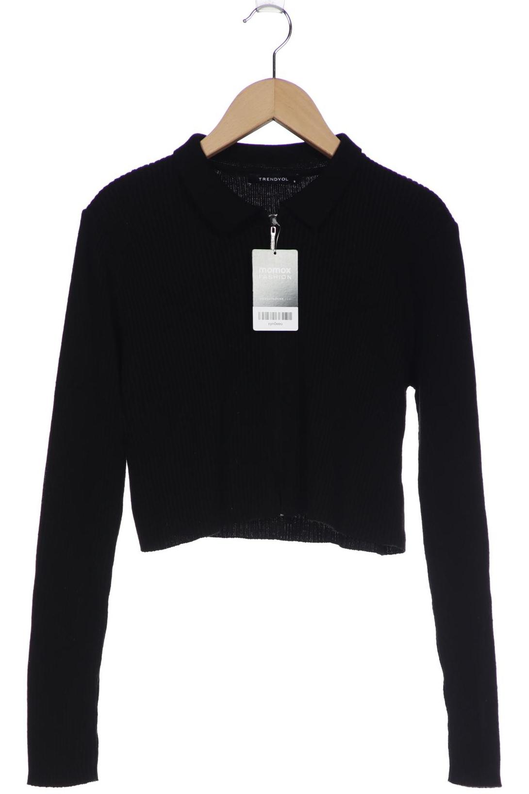 

Trendyol Damen Strickjacke, schwarz, Gr. 36