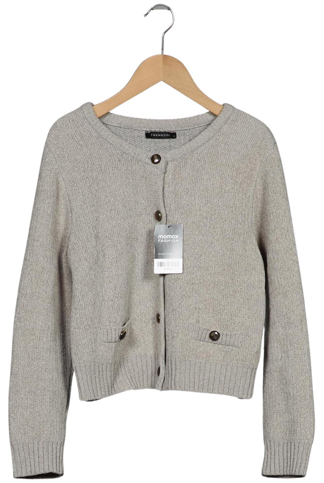 

Trendyol Damen Strickjacke, grau, Gr. 38