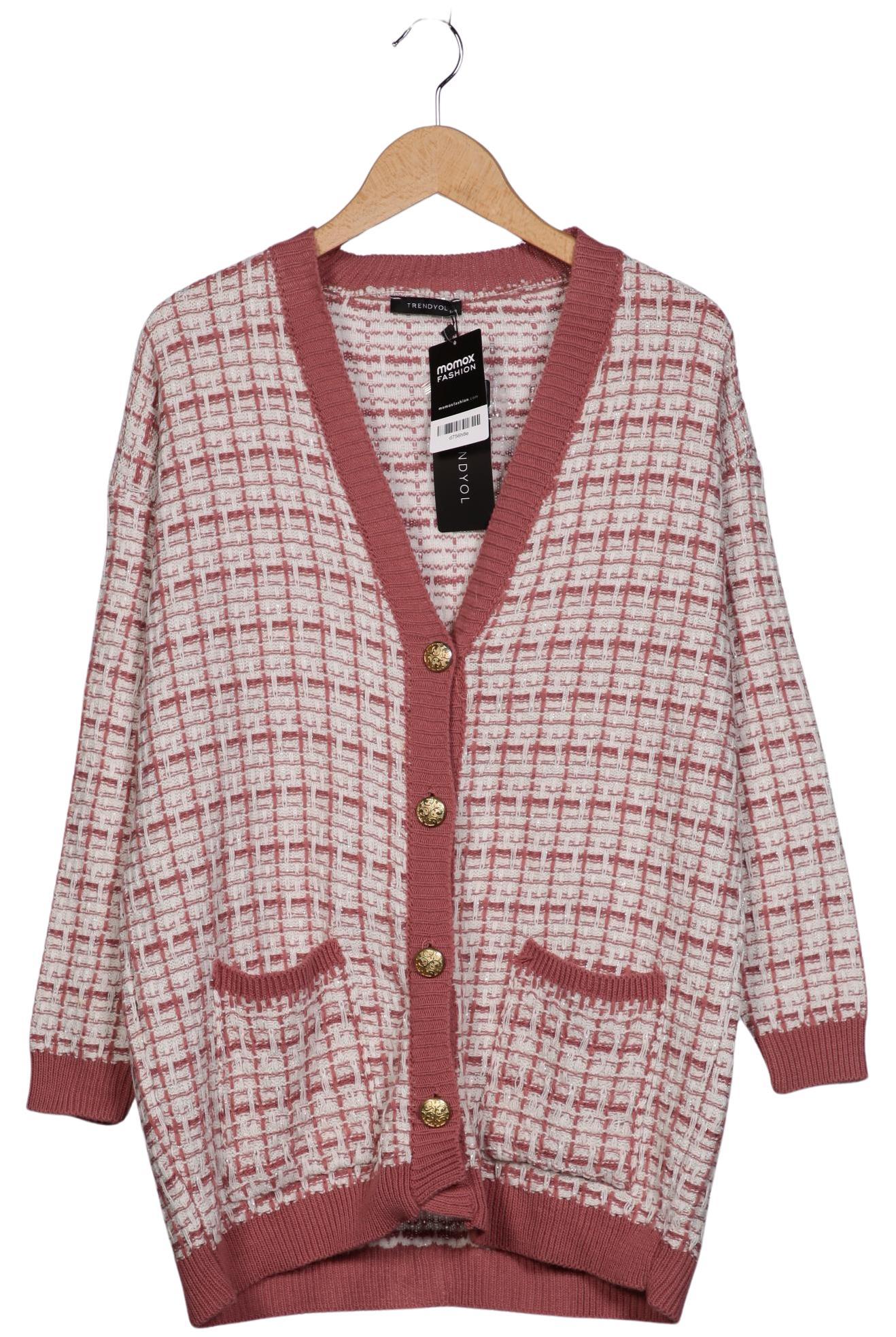 

Trendyol Damen Strickjacke, pink, Gr. 36