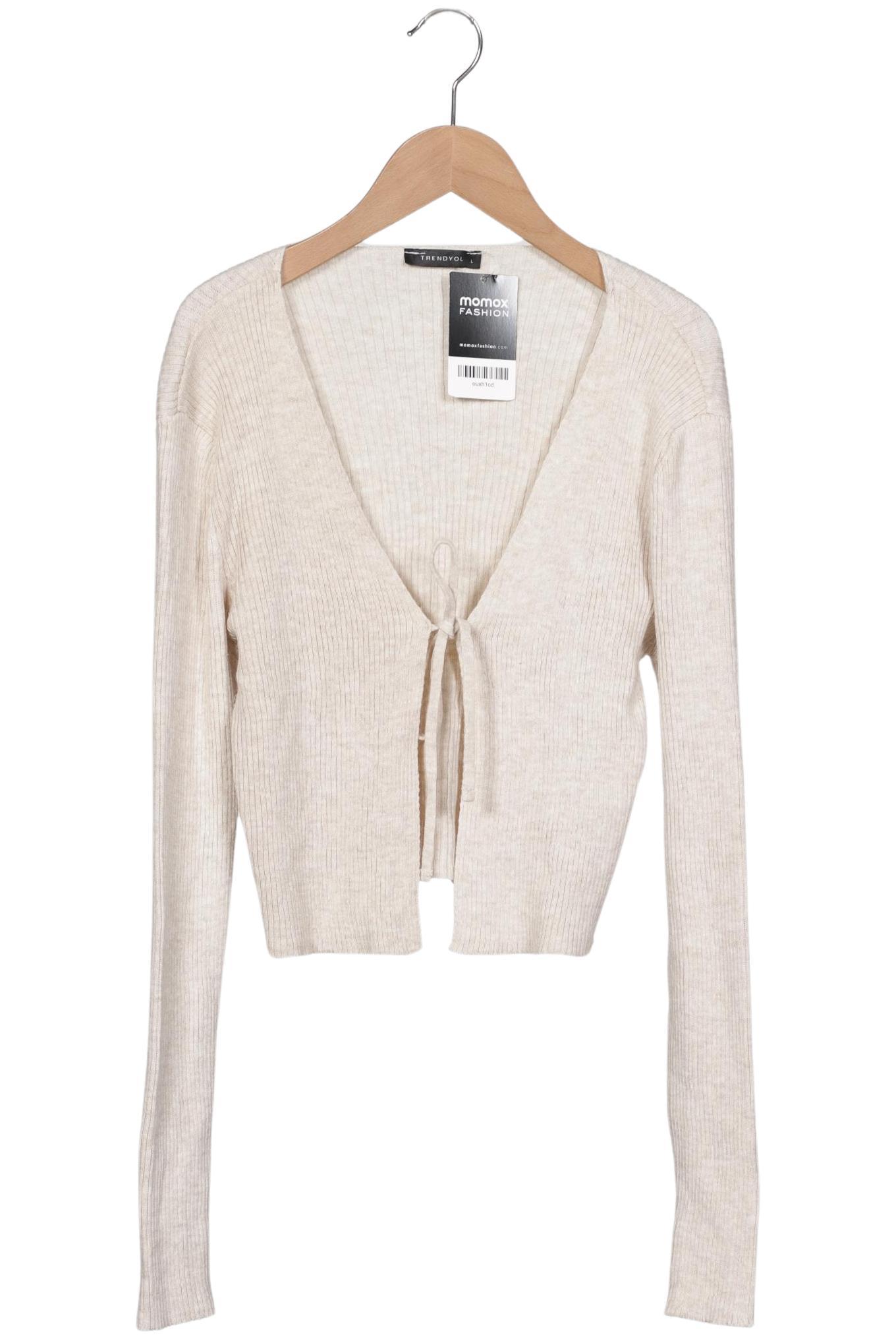 

Trendyol Damen Strickjacke, beige, Gr. 42