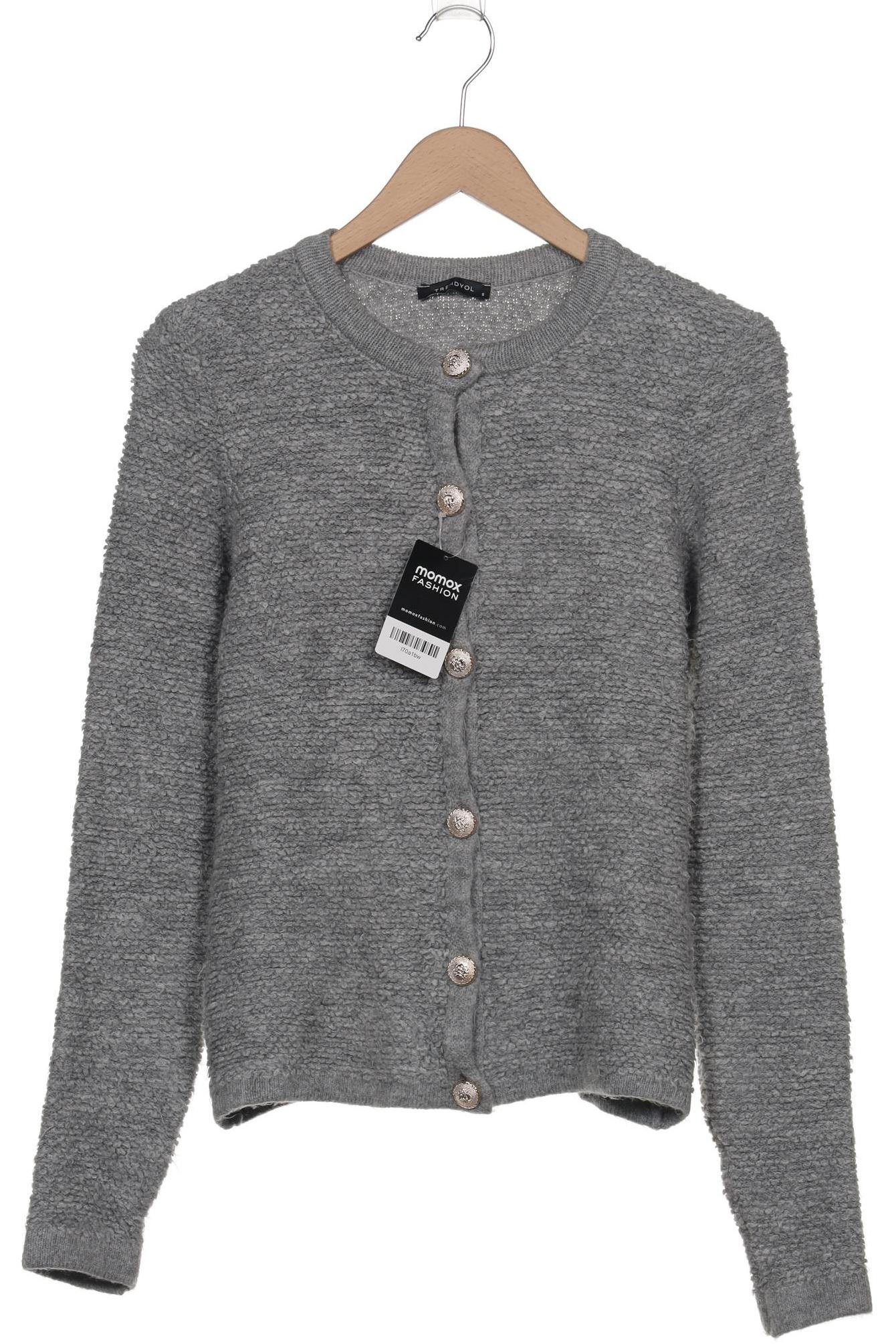 Thumbnail - Trendyol Damen Strickjacke, grau, Gr. 36