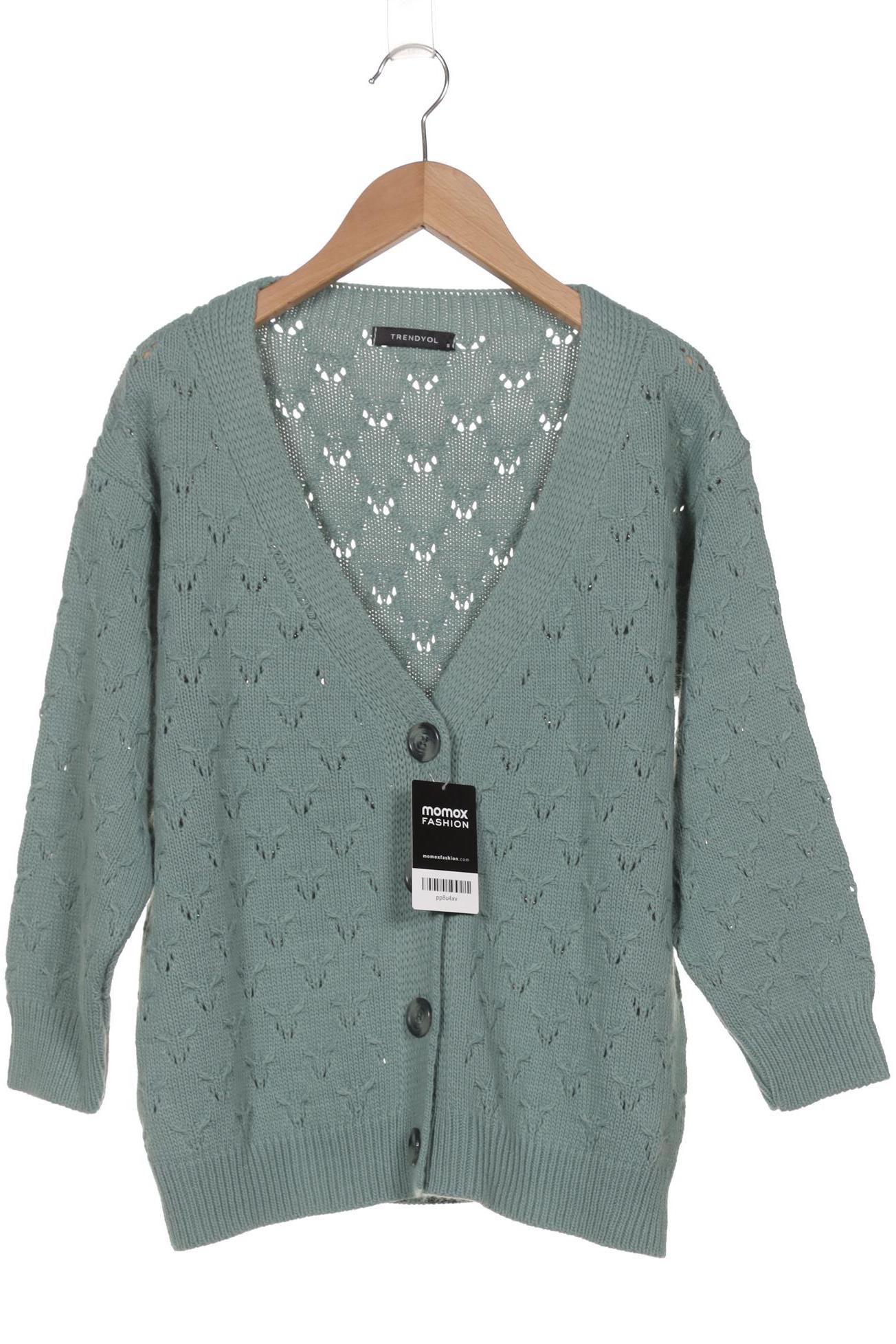 

Trendyol Damen Strickjacke, hellgrün, Gr. 36