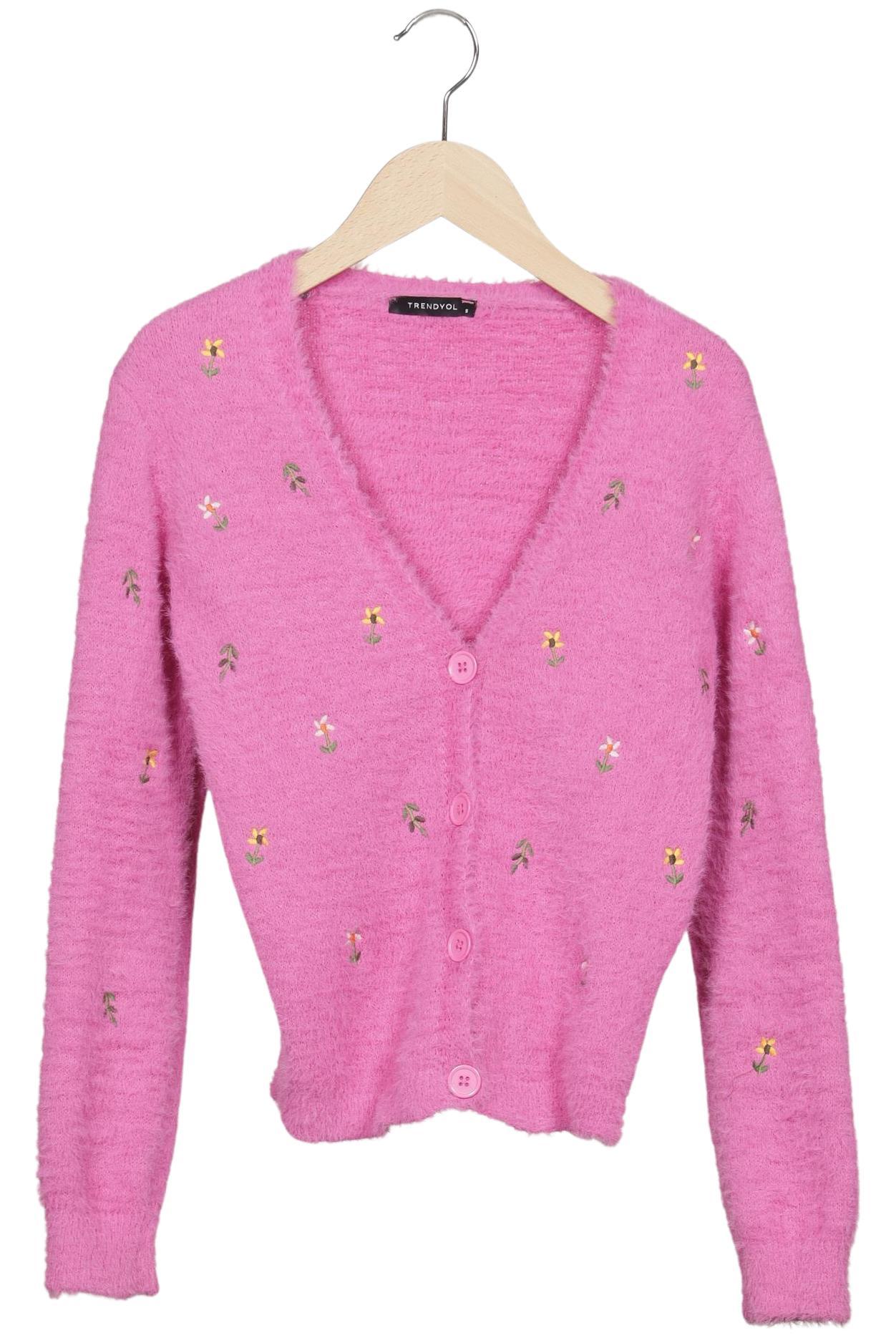 

Trendyol Damen Strickjacke, pink, Gr. 36