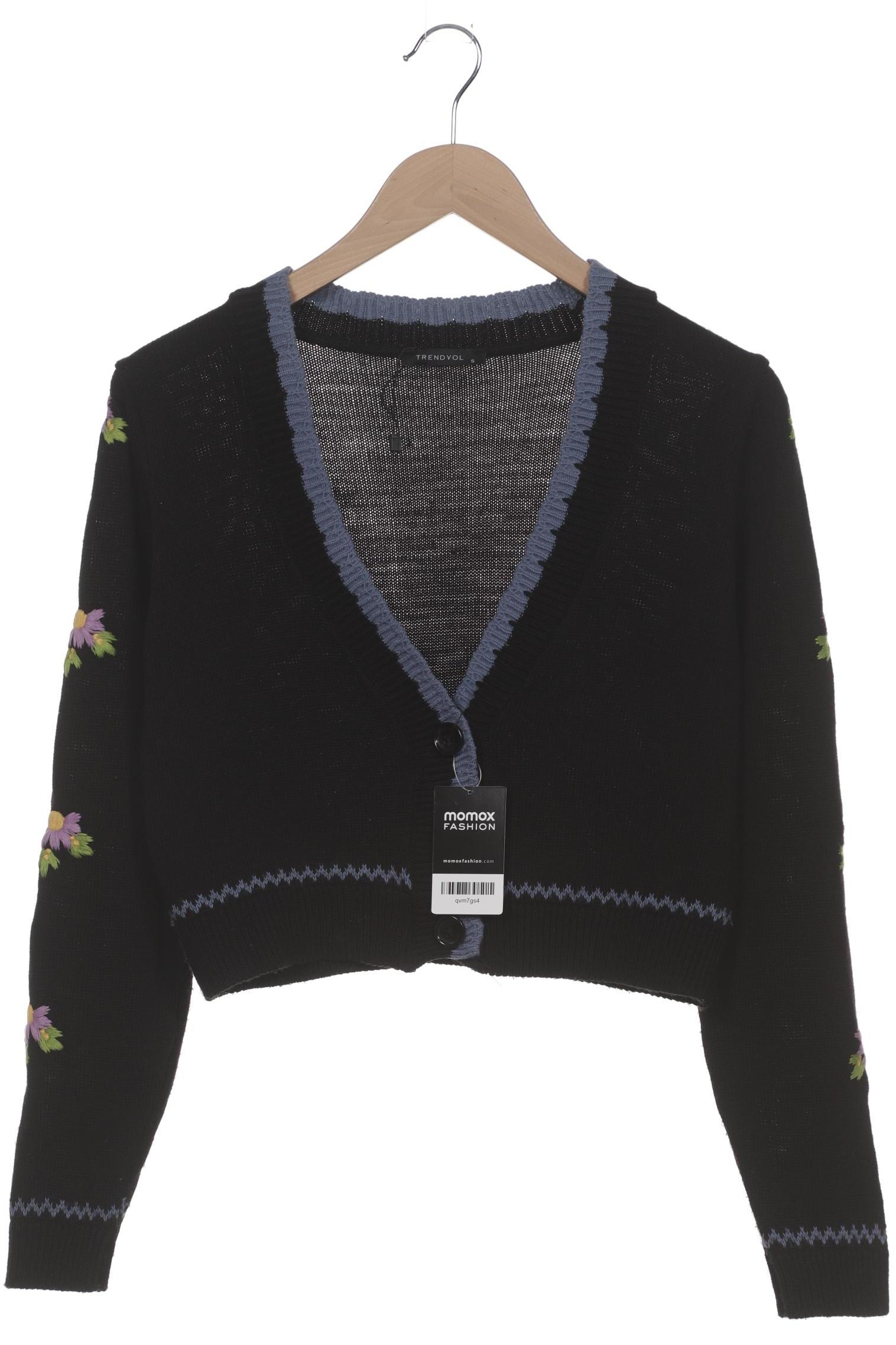 

Trendyol Damen Strickjacke, schwarz, Gr. 36