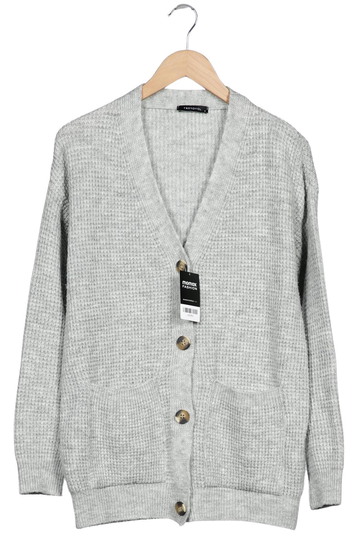 

Trendyol Damen Strickjacke, grau, Gr. 36