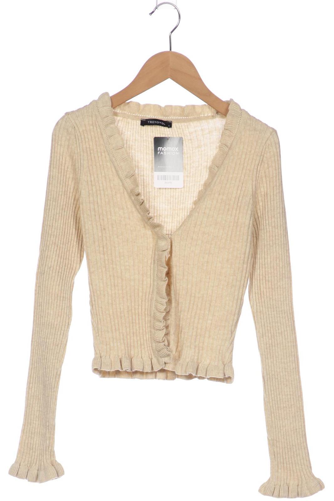 

Trendyol Damen Strickjacke, beige, Gr. 42