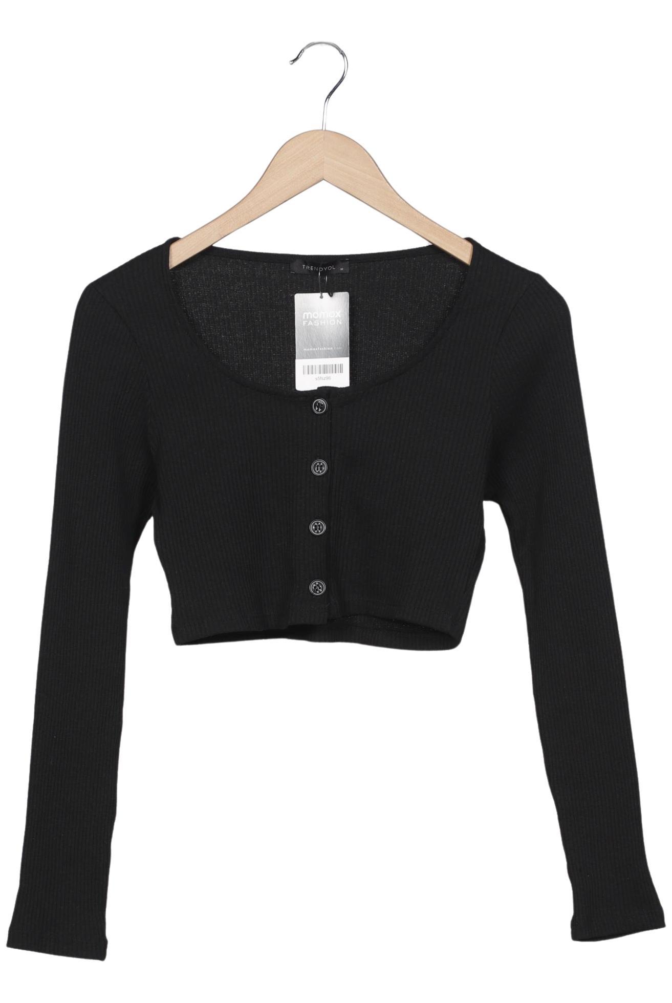 

Trendyol Damen Strickjacke, schwarz, Gr. 38