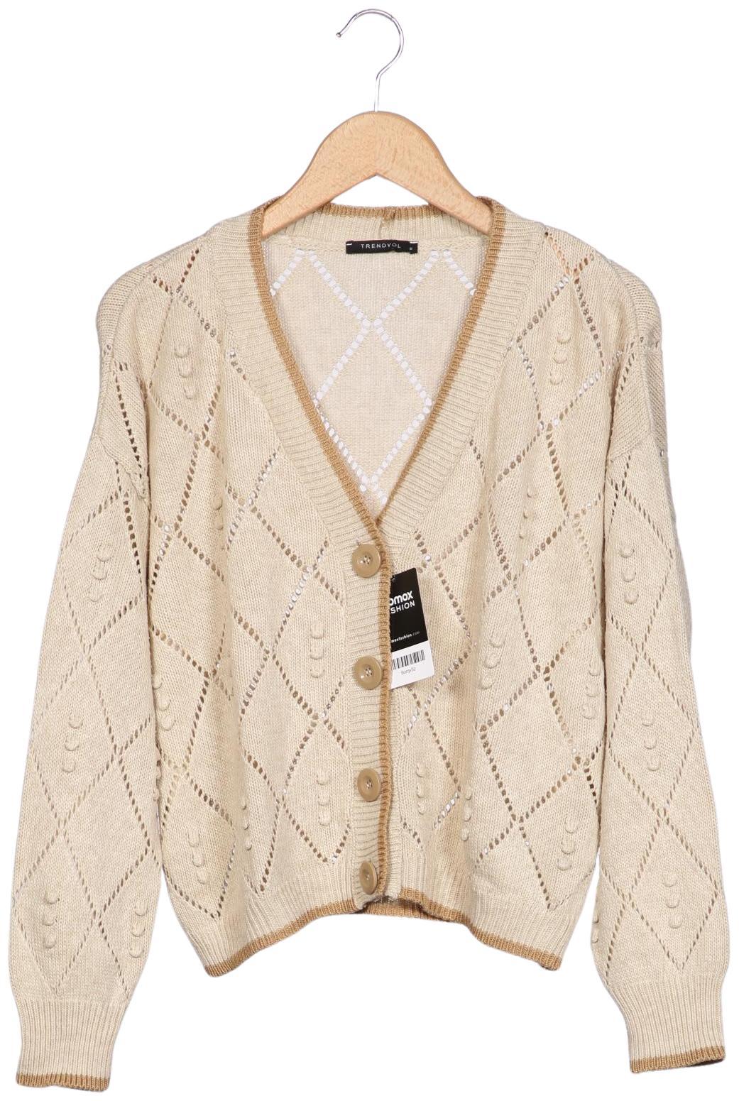 

Trendyol Damen Strickjacke, beige, Gr. 36