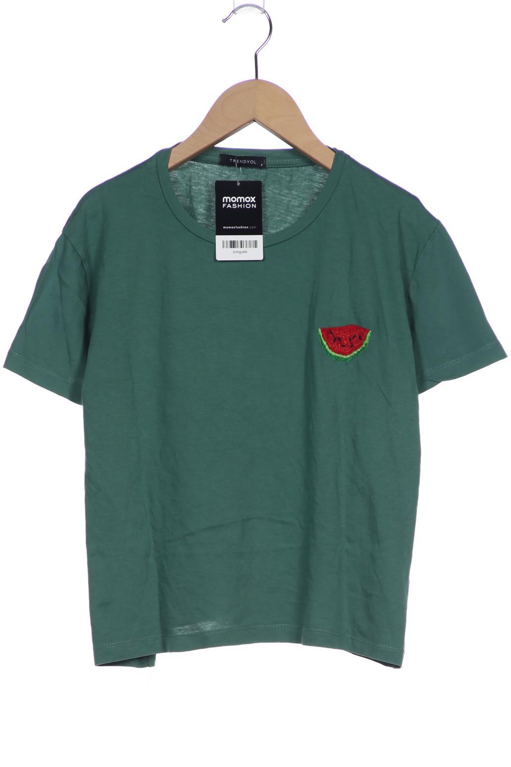 

Trendyol Damen T-Shirt, grün, Gr. 36