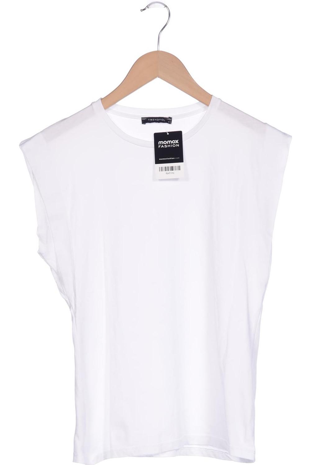 

Trendyol Damen T-Shirt, weiß, Gr. 38