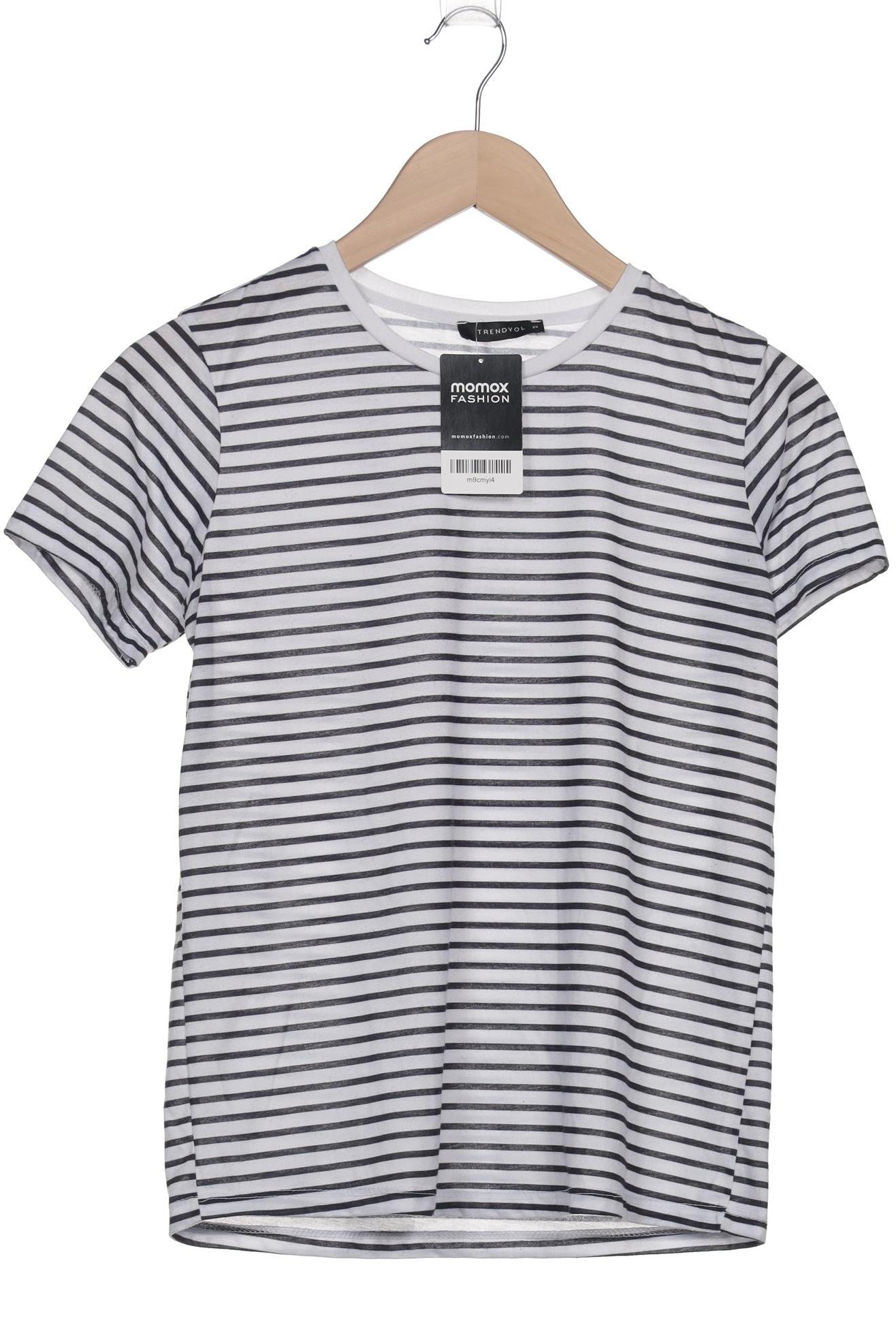 

Trendyol Damen T-Shirt, weiß, Gr. 34
