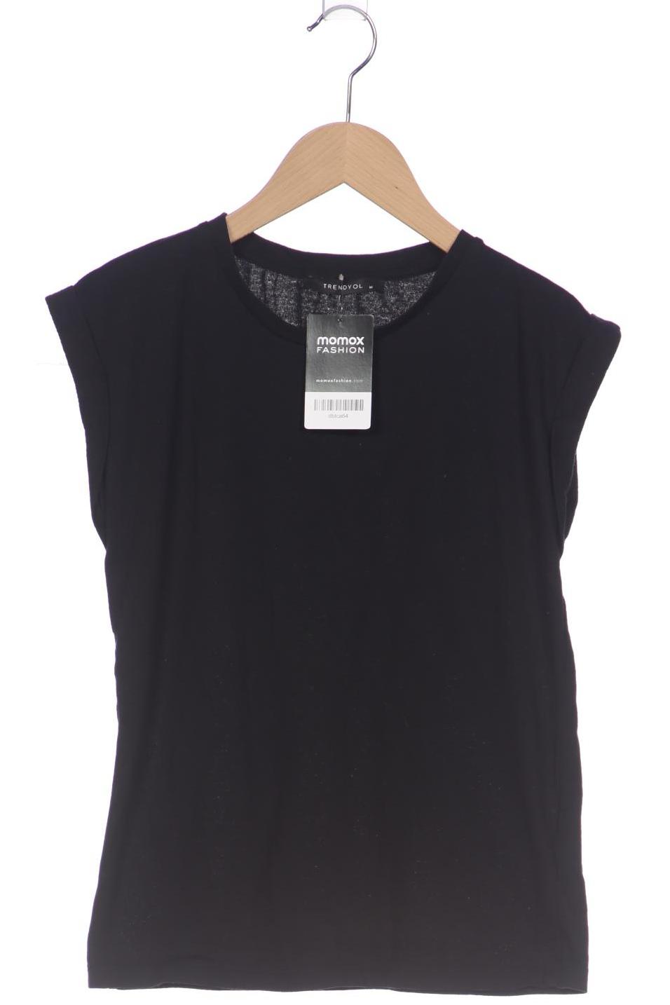 

Trendyol Damen T-Shirt, schwarz, Gr. 38