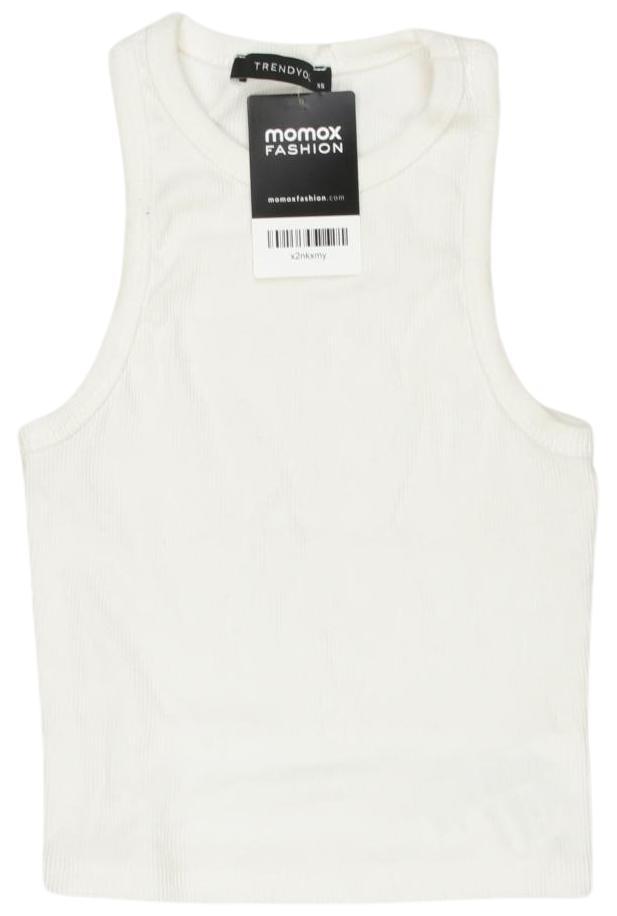 

Trendyol Damen Top, weiß, Gr. 34