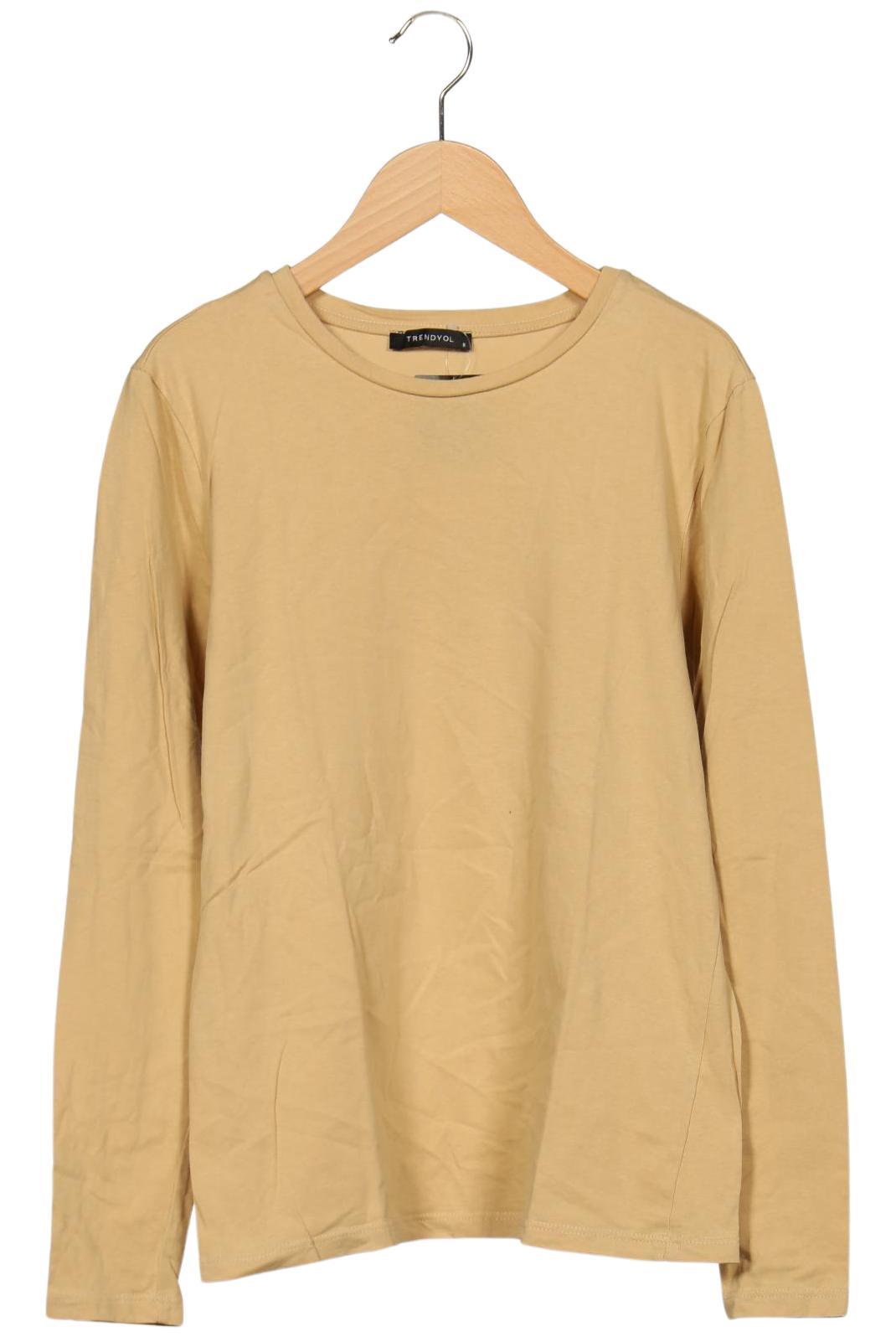 

Trendyol Herren Langarmshirt, beige, Gr. 46