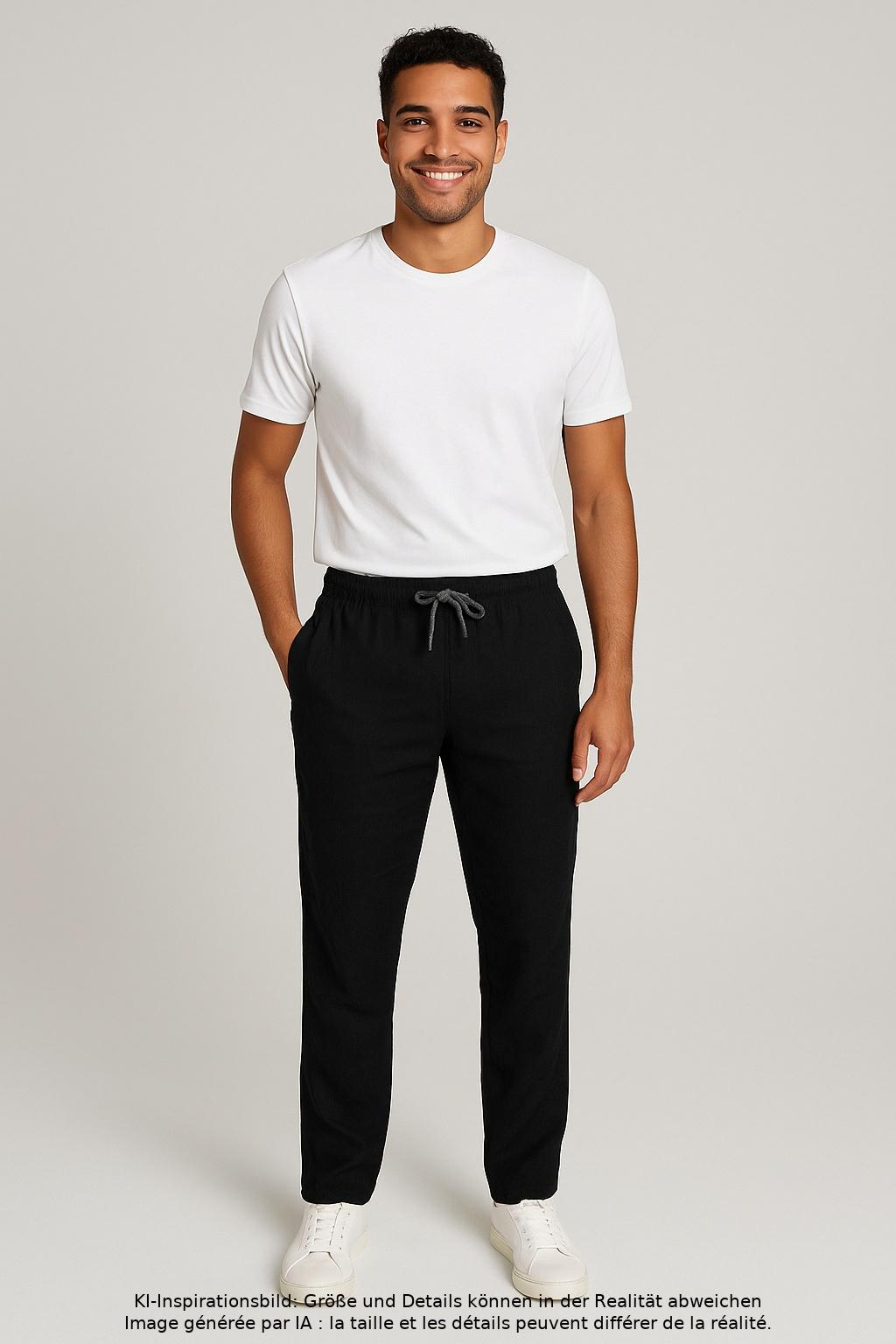 Thumbnail - Trendyol Herren Stoffhose, schwarz, Gr. 0